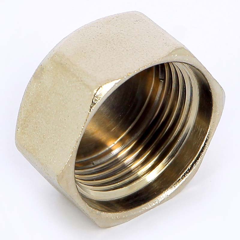 Заглушка латунная никелированная с внутренней резьбой Tiemme 3/4 1500197