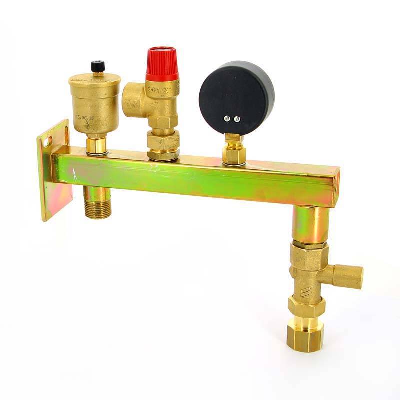 Консоль для расширительного бака Watts GAG/KAV с группой безопасности 3/4 3 бар 50 кВт 10017890