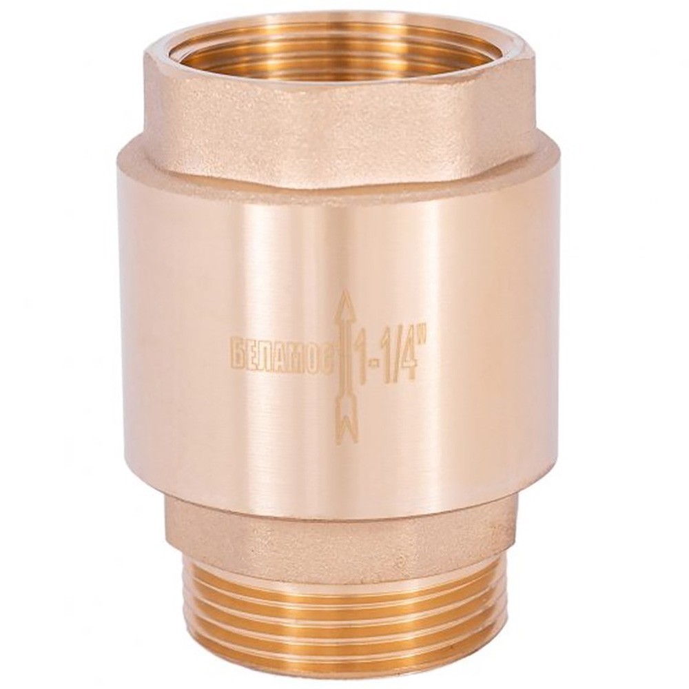 Клапан обратный Belamos FV-D 1 1/4 латунный с наружной резьбой FV-D 1.25