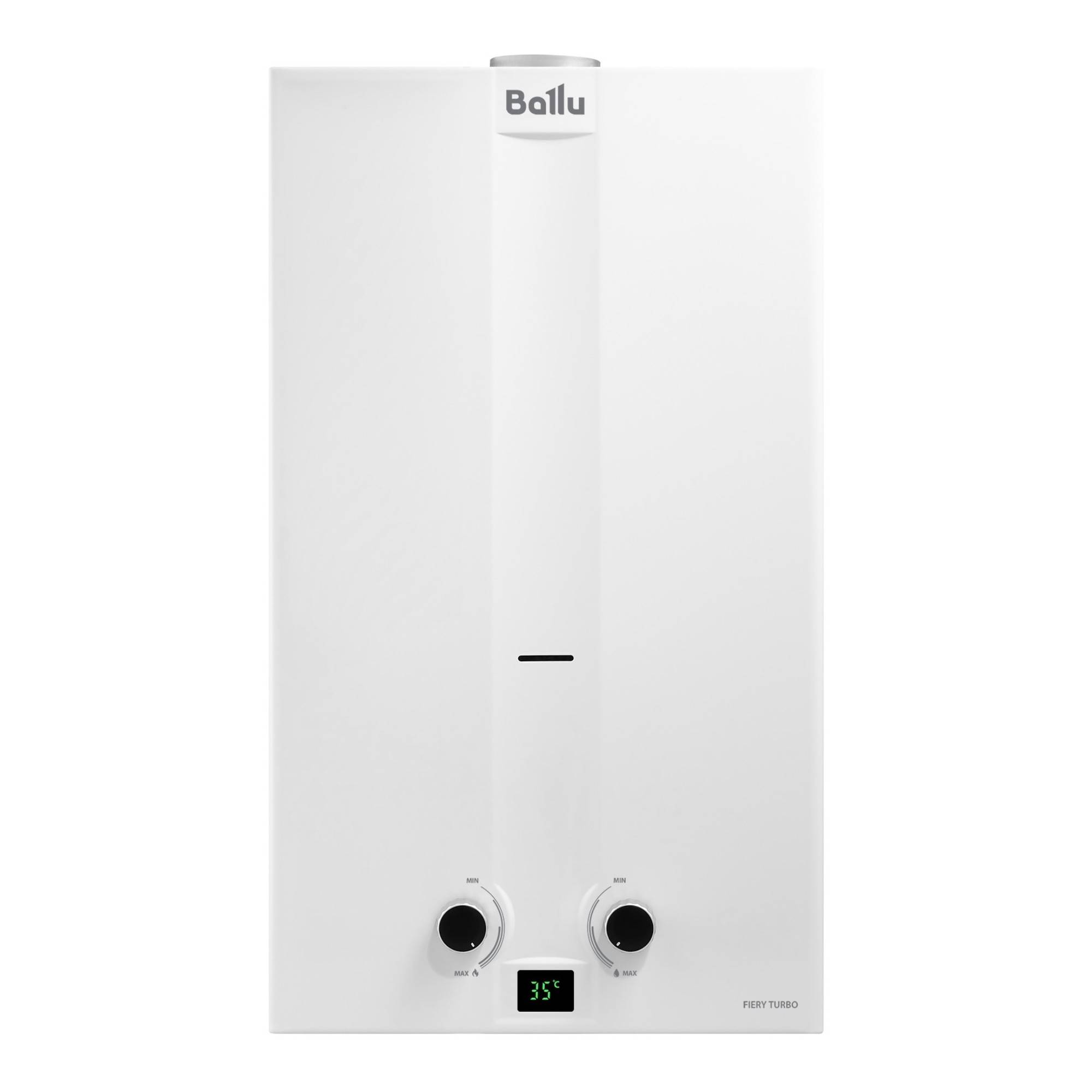 Газовая колонка Ballu GWH 12 Fiery Turbo бездымоходная 12 л/мин 1584741