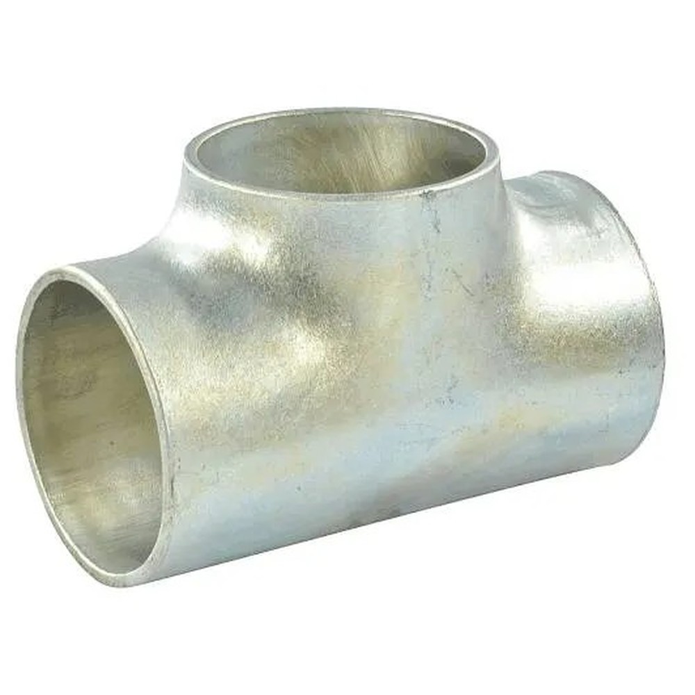 Тройник стальной равнопроходной бесшовный оцинкованный Сантехкомплект 108х4 мм (Ду 100) ГОСТ 17376-2001 1733941
