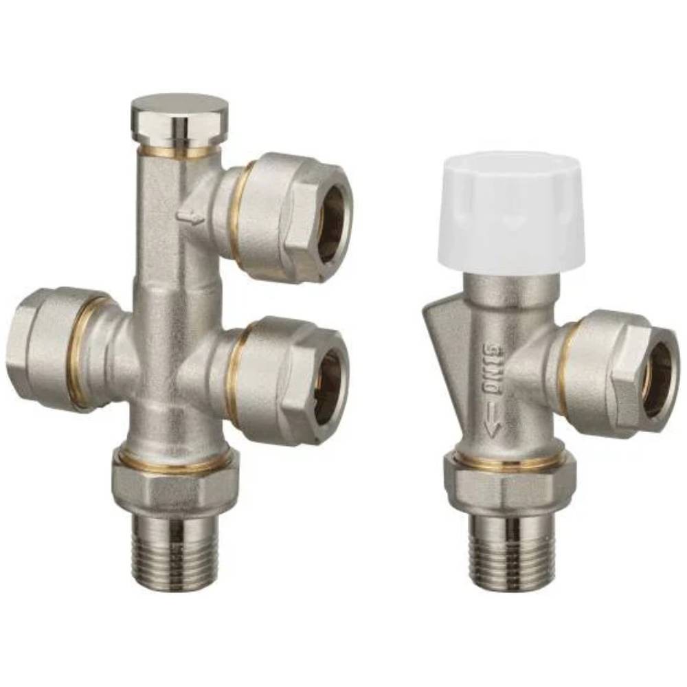 Комплект термостатический Ogint для радиаторов угловой осевой 1/2 x 15 мм 10111515