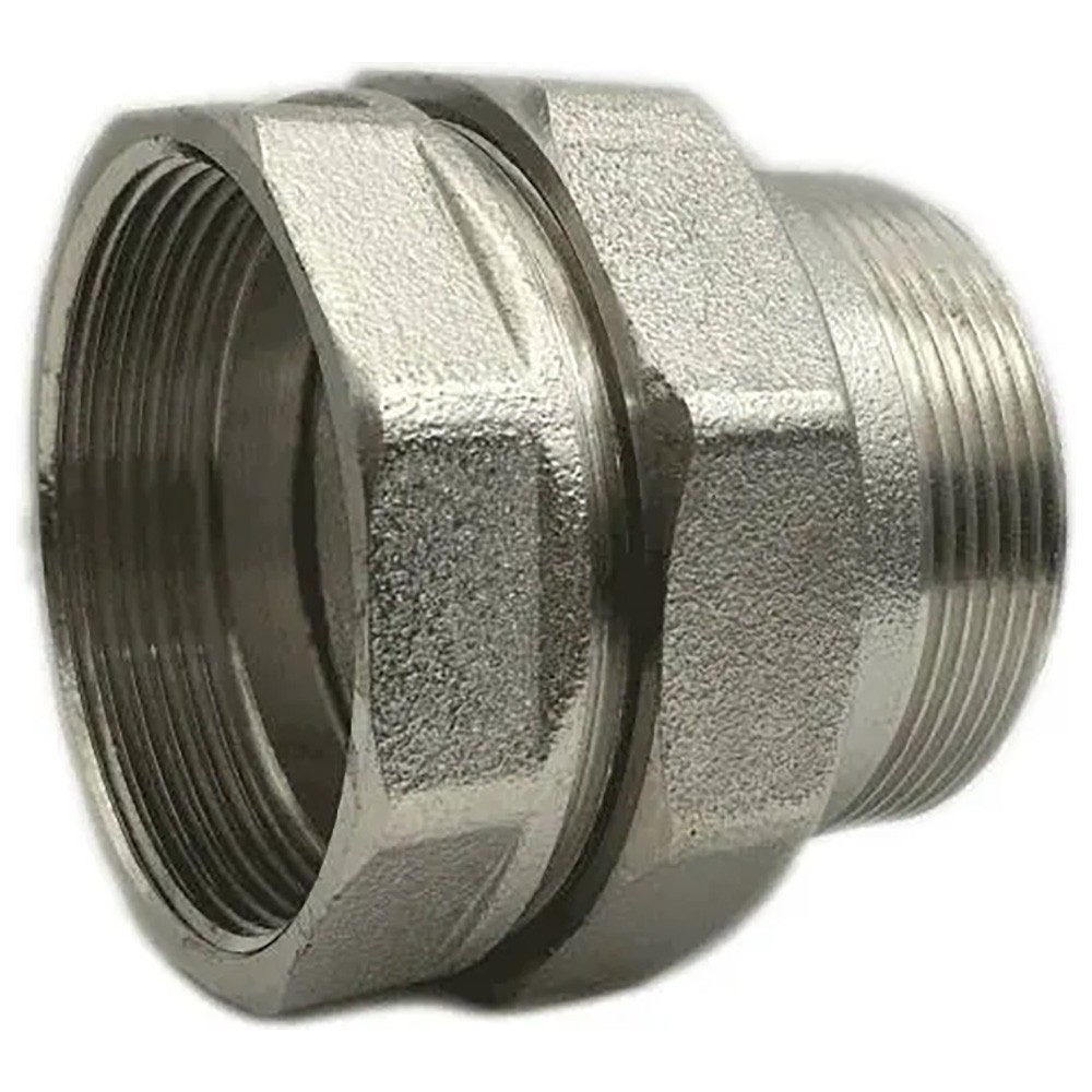 Соединитель латунный SantechSystems Американка DN50 вр/нр никелированный 1752617