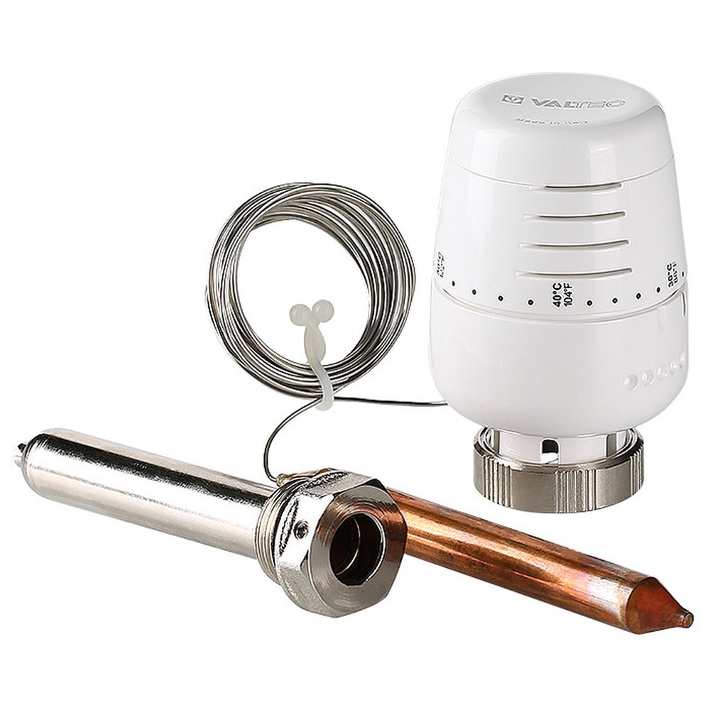 Термоголовка жидкостная Valtec с выносным погружным датчиком M30x1.5 VT.5011.0