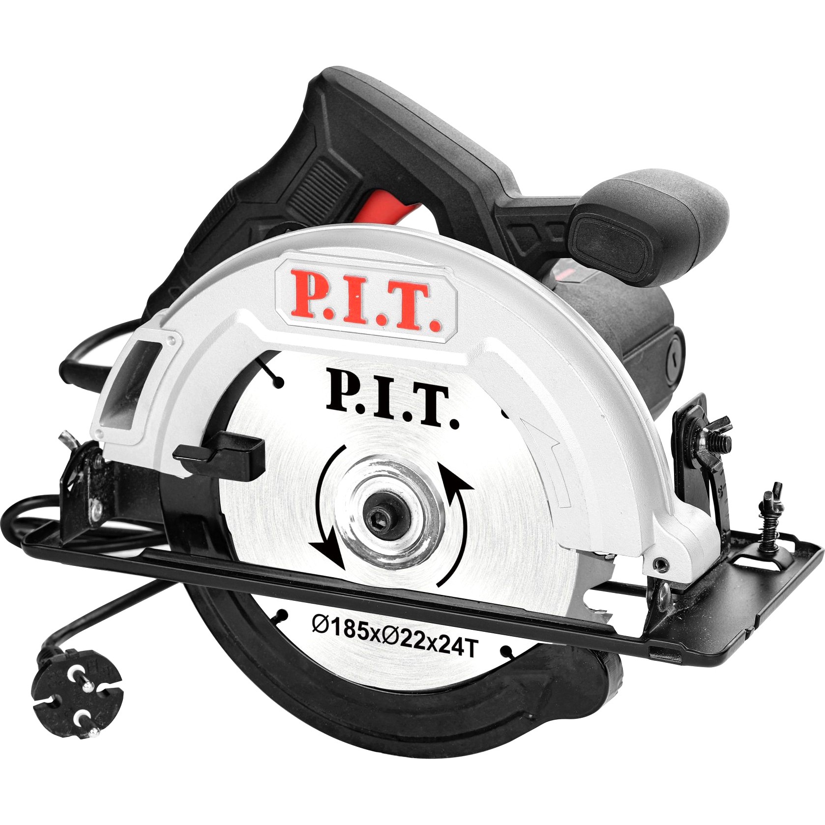Циркулярная пила P.I.T. PKS185-C4 1200 Вт диск 185 мм PKS185-C4