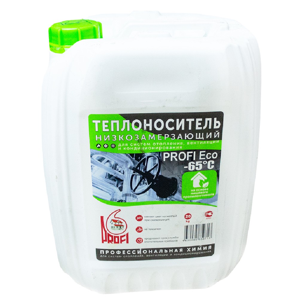 Теплоноситель АльфаХим PROFI Eco-65 пропиленгликоль 20 кг 1694386
