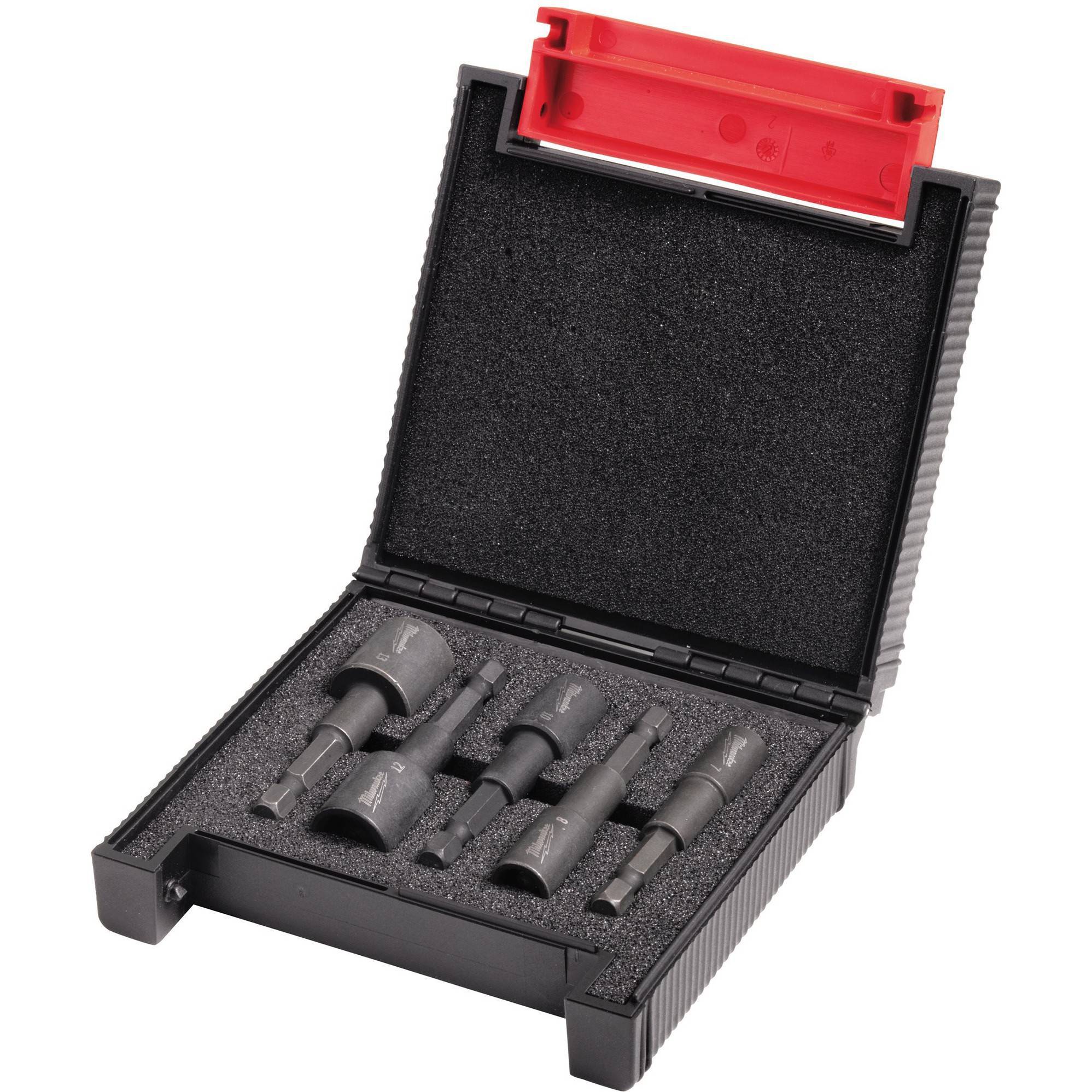 Набор магнитных торцевых насадок Milwaukee SHOCKWAVE Impact Duty 1/4 HEX 7/8/10/12/13 мм 5 шт 4932452867