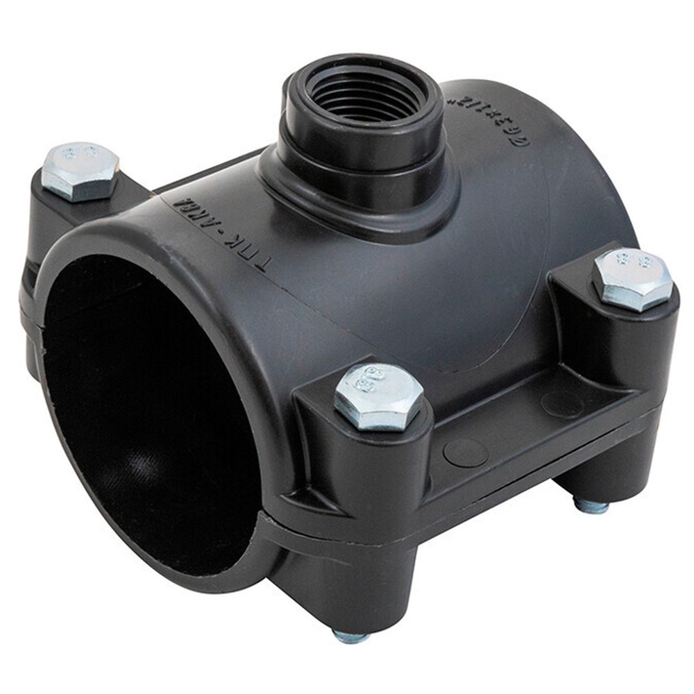 Седелка ПНД компрессионная Политэк 63x1 1/2 ВР 20063112