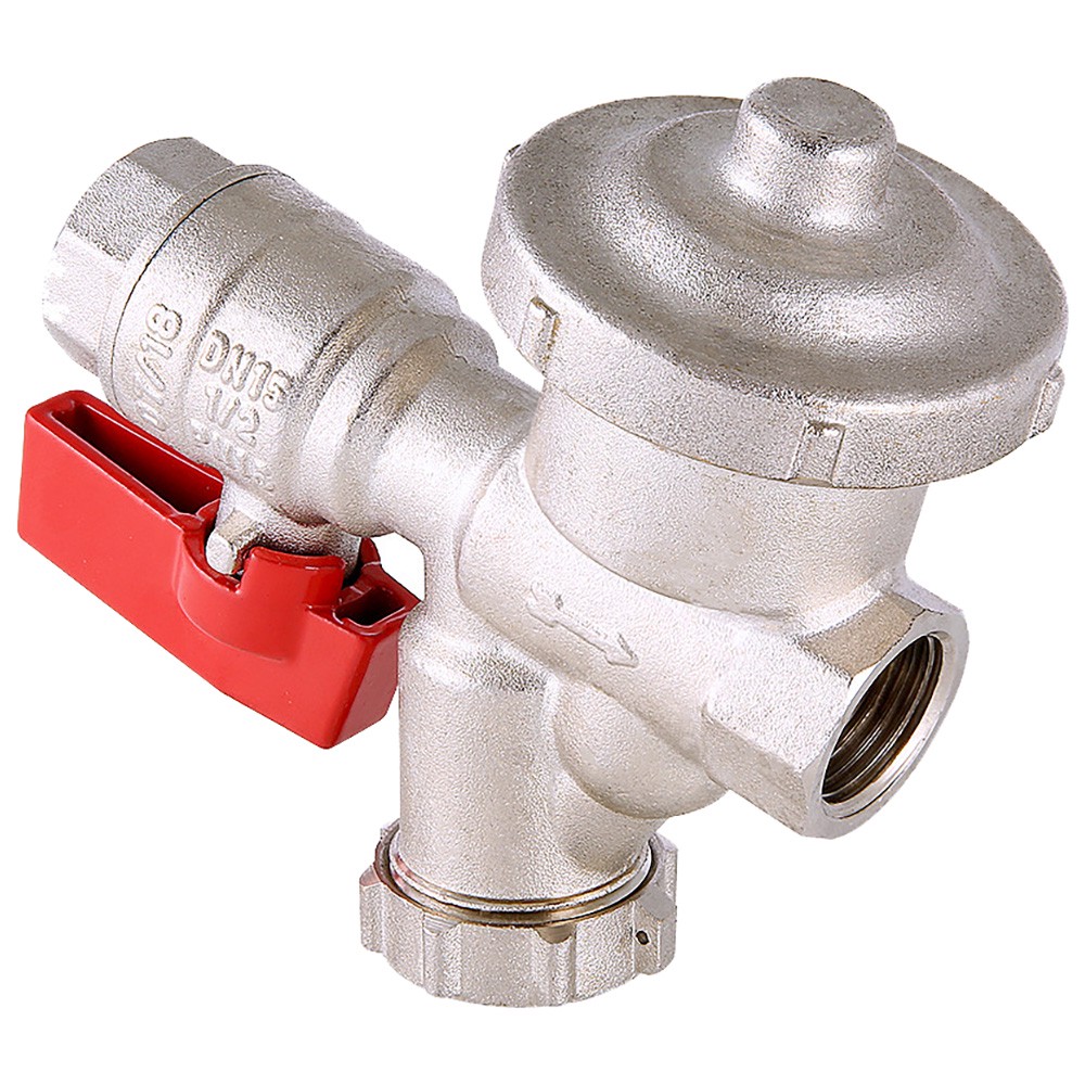 Кран шаровой с фильтром и редуктором давления VALTEC КФРД 1/2 VT.300.N.04