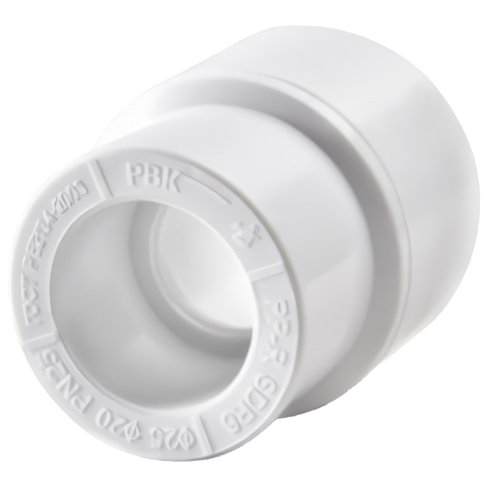 Муфта переходная полипропиленовая РВК PPR 90х75 мм белая 1.1.1.13