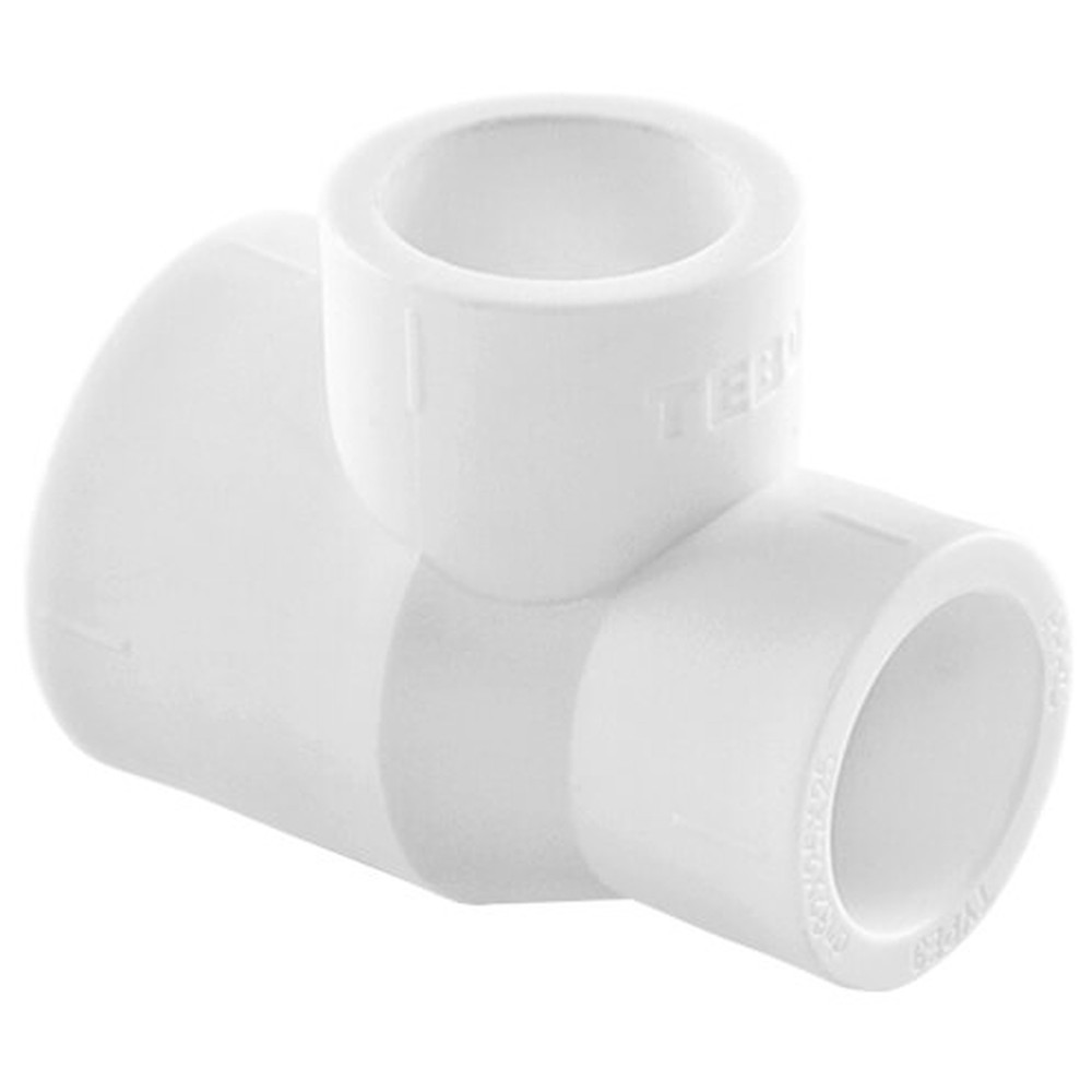 Тройник переходной полипропиленовый TEBO PPRC 40х32х40 мм белый 10 шт 1654986