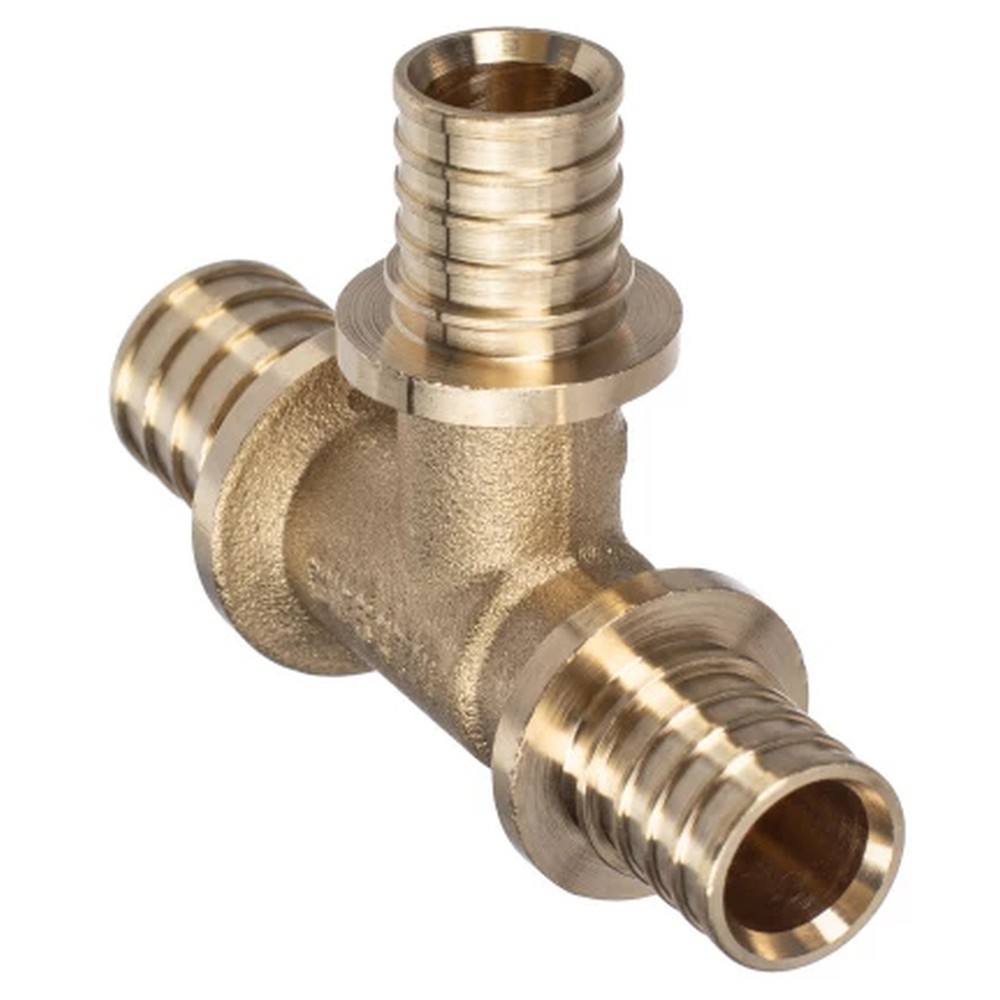 Тройник аксиальный переходной RTP латунь 16х20х16 мм 1654898