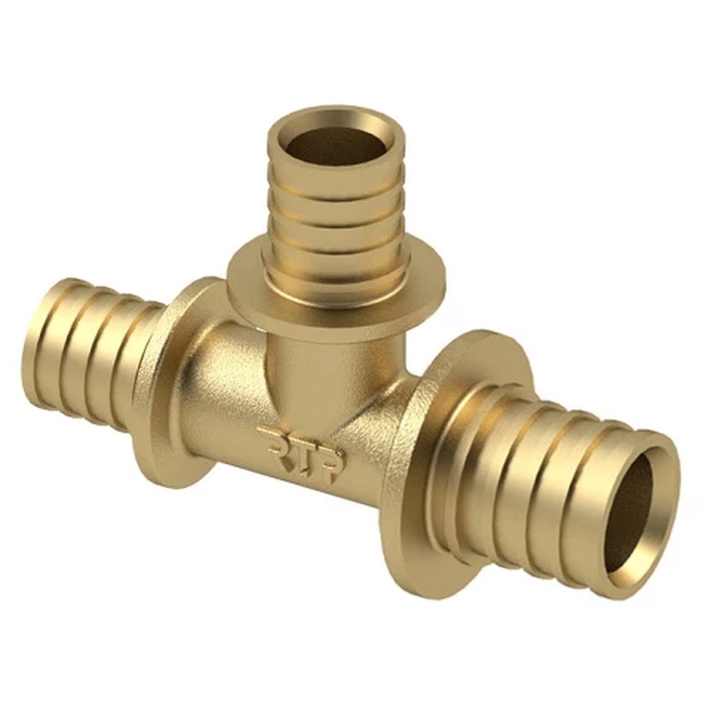 Тройник аксиальный переходной RTP латунь 25х20х20 мм 1672939