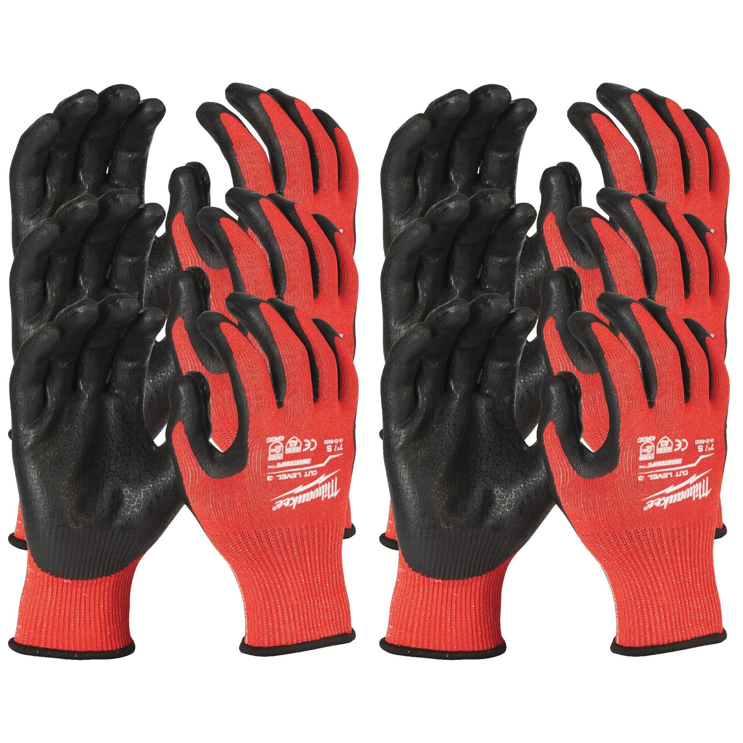 Перчатки защитные Milwaukee Cut Level 3/C размер M/8 (12 пар) 4932471420