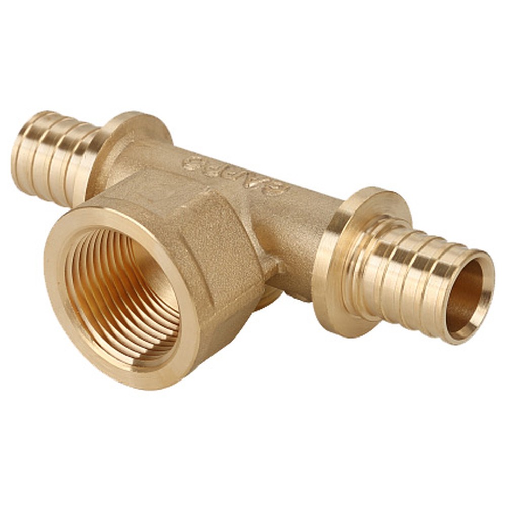 Тройник аксиальный Gappo G842.2520.25 25-Rp 3/4-25 латунь G842.2520.25