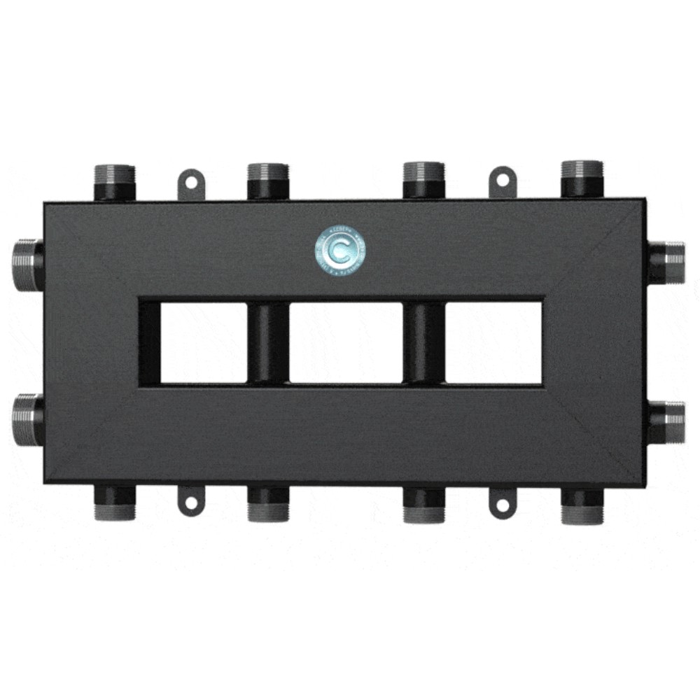 Гидравлическая стрелка Север Компакт+ 50 кВт Ду32 с коллектором на 3 контура Ду25 1925076