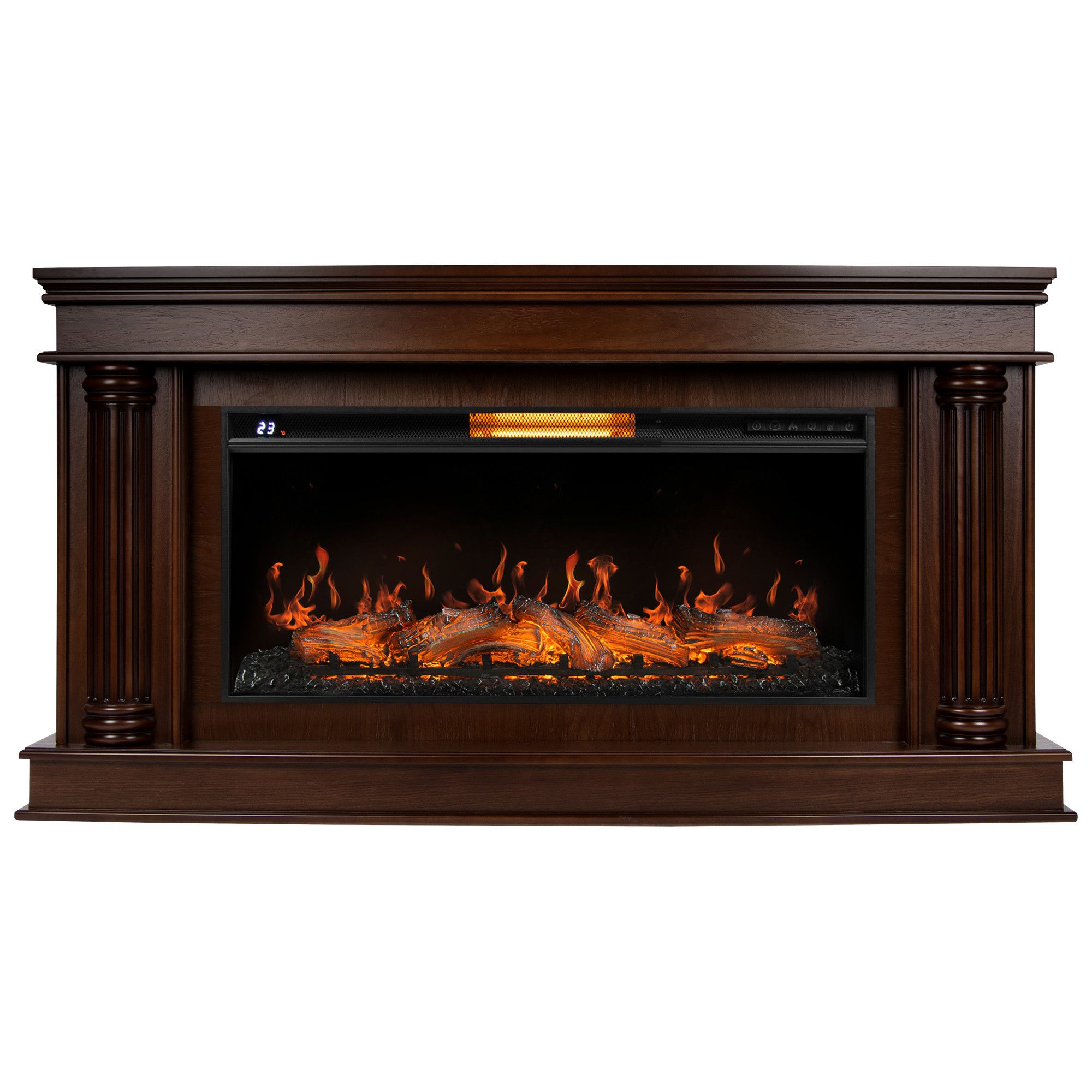 Каминокомплект Royal Thermo: очаг Aurora RTFP/P-AR40LS, портал Olympia 40 канадский дуб НС-1799472