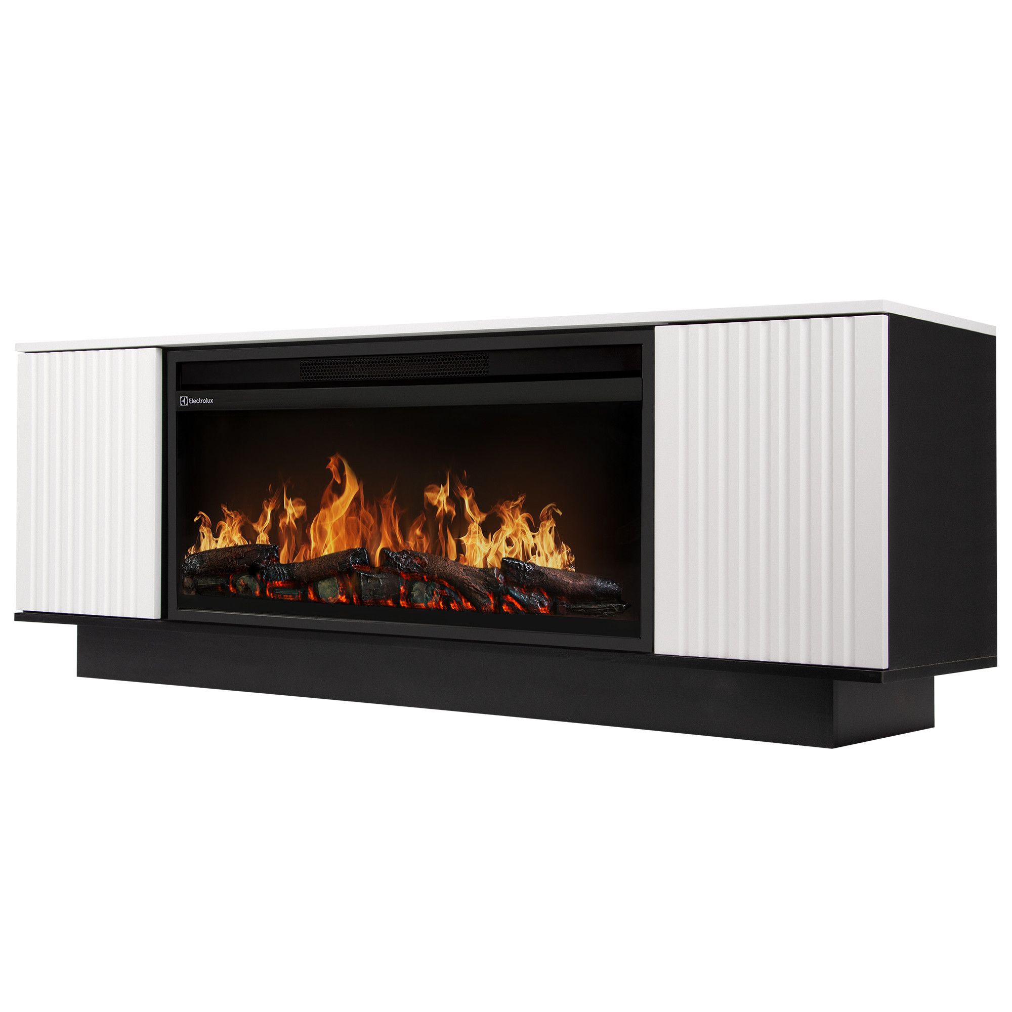Каминокомплект Electrolux: очаг EFP/P-3020LS, портал Combi 30 белый/черный НС-1802461