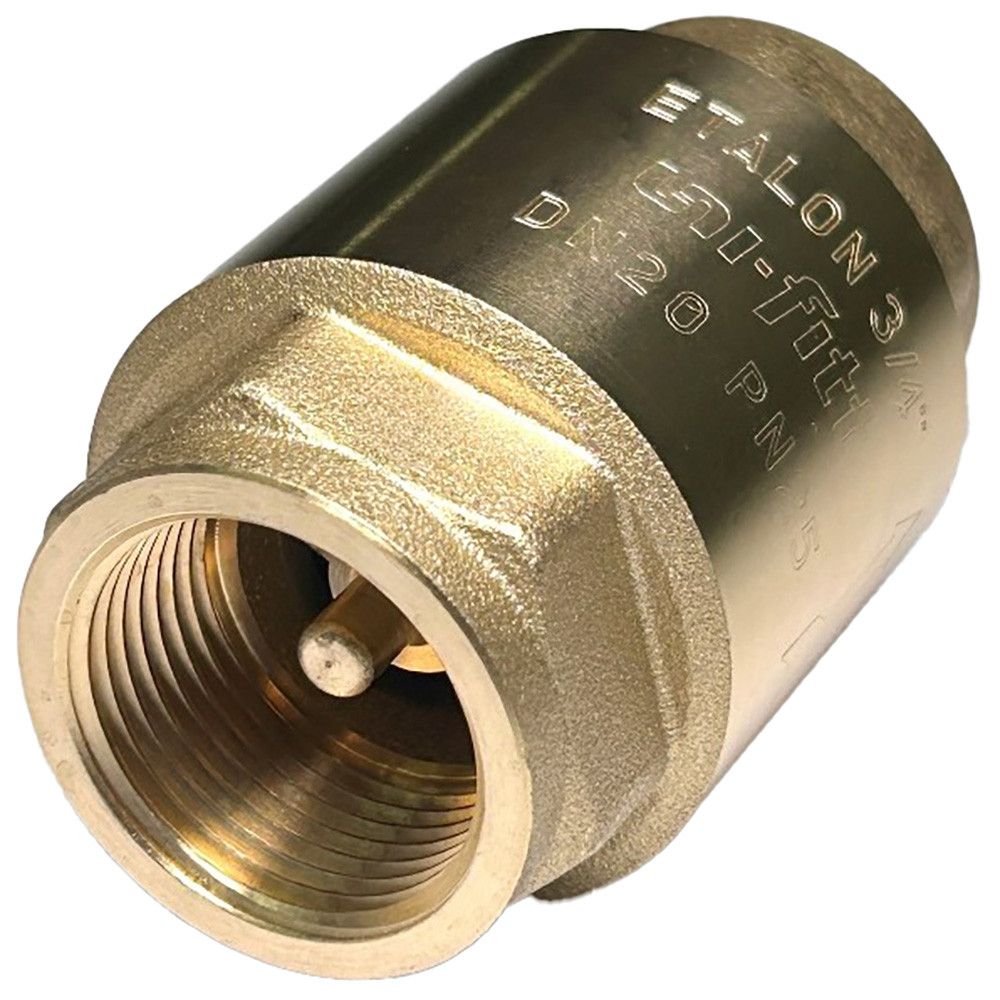 Клапан обратный пружинный Uni-Fitt 1 1/4 ВВ металлический затвор 222G5000