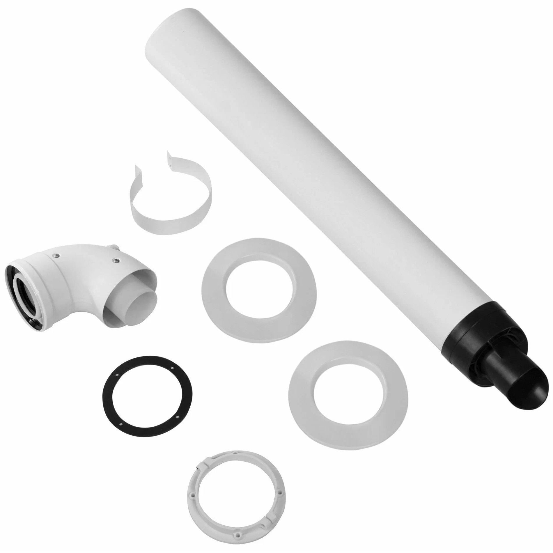 Базовый комплект труб дымохода Vaillant 80/125 мм 303250