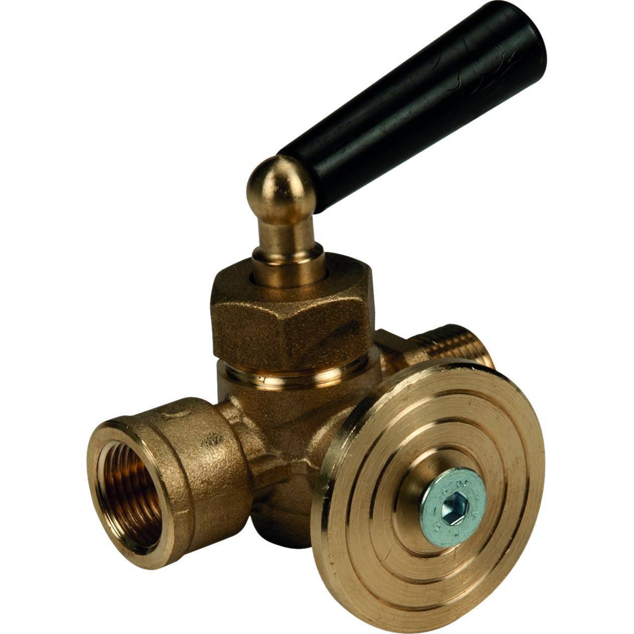 Кран для манометра Giacomini 3-ходовой 1/4 R228IY001