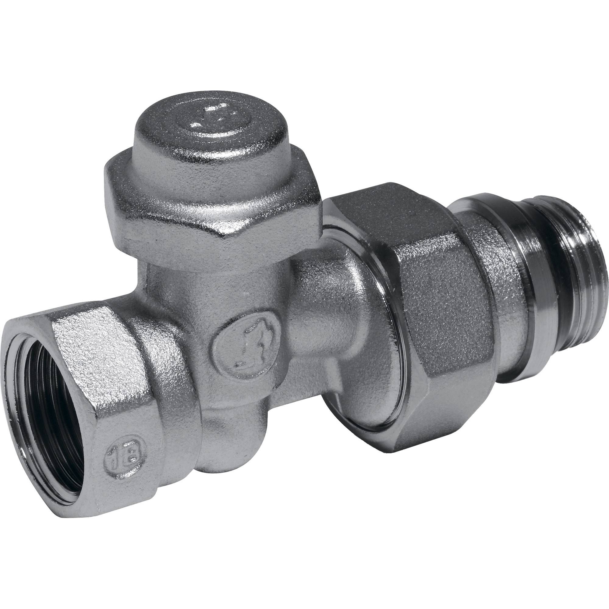 Клапан отсечной прямой Giacomini R715X032 3/8 со сливом R715X032