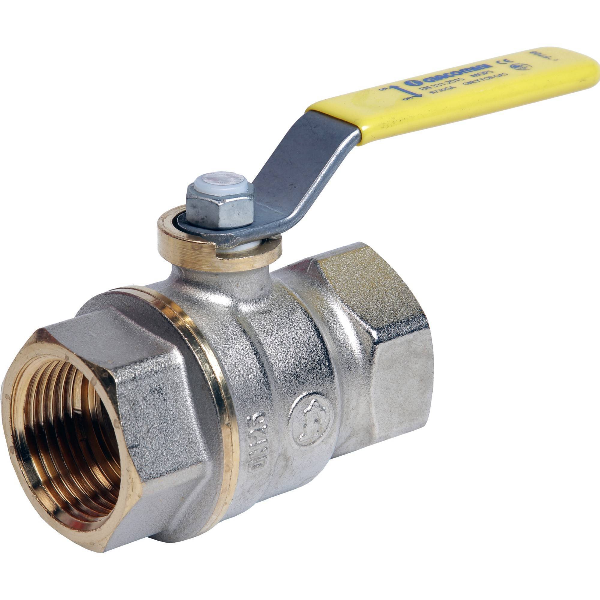 Кран шаровой для газа Giacomini R730GA 1 ВР-ВР рычаг R730GAX005