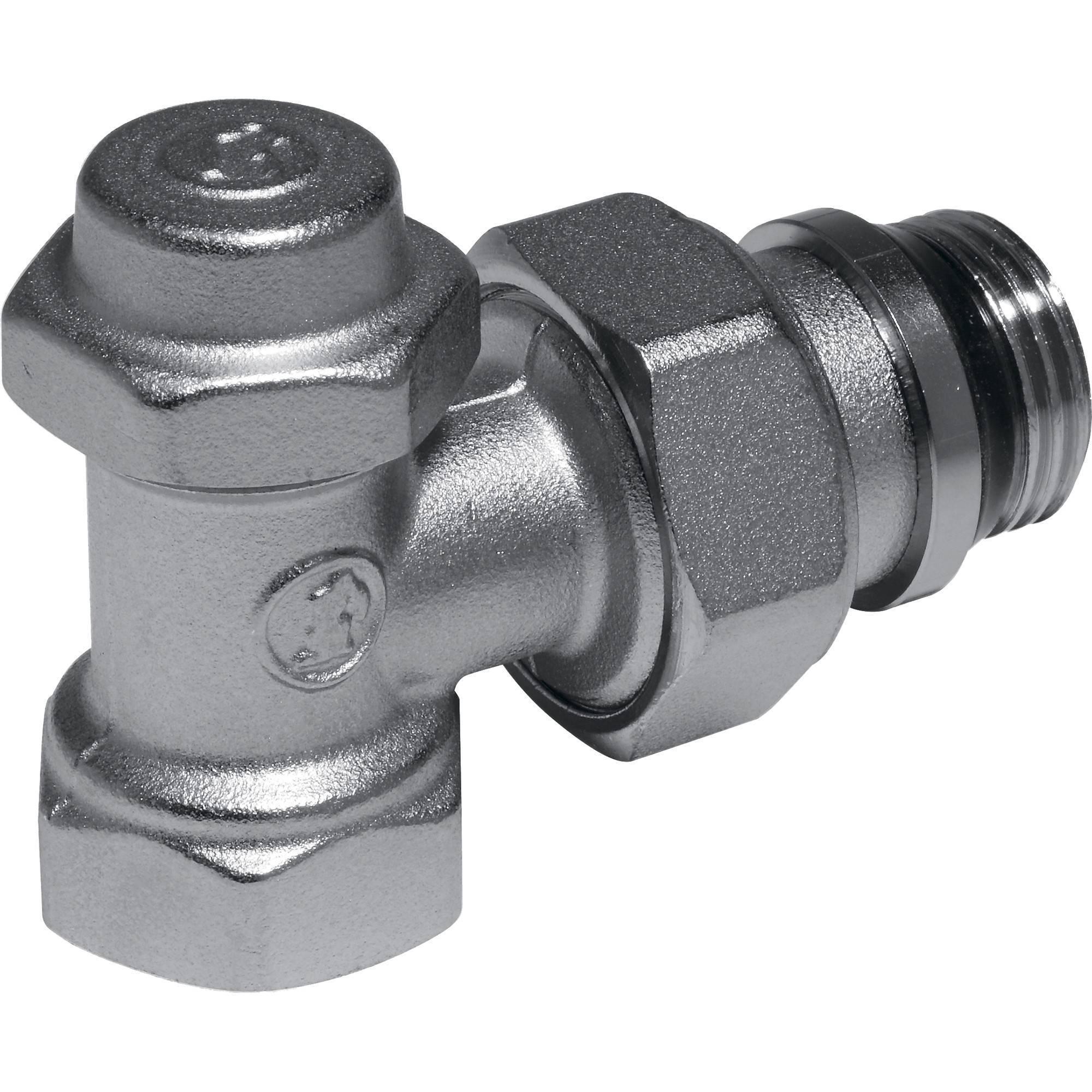 Клапан отсечной Giacomini угловой со сливом 3/8 R714X032