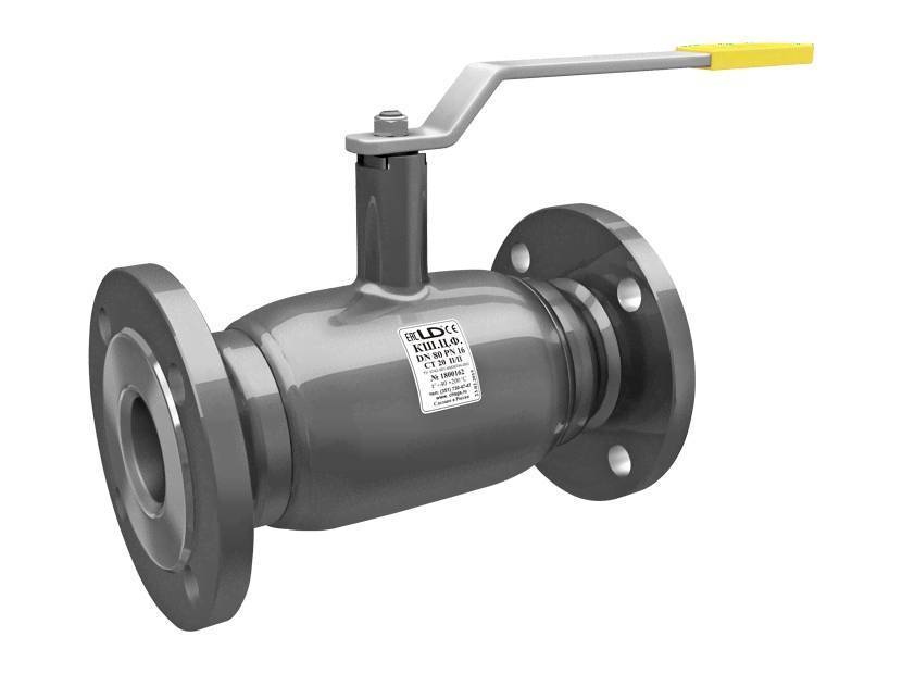 Кран шаровой фланцевый LD DN 150 PN 25 полнопроходной КШ.Ц.Ф.П.150.025.02