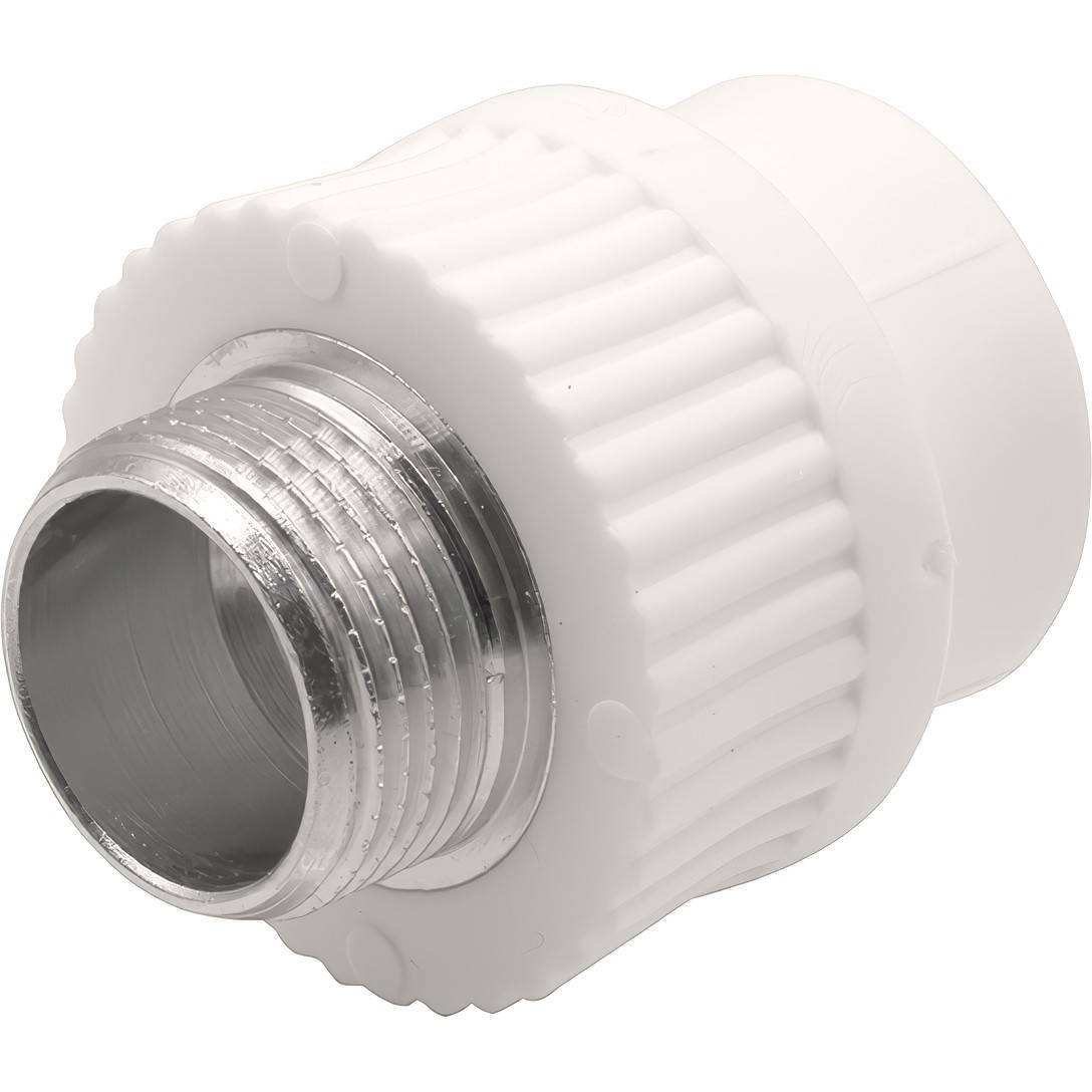 Муфта комбинированная Thermolight PP-R 25x3/4 НР белая 1620509