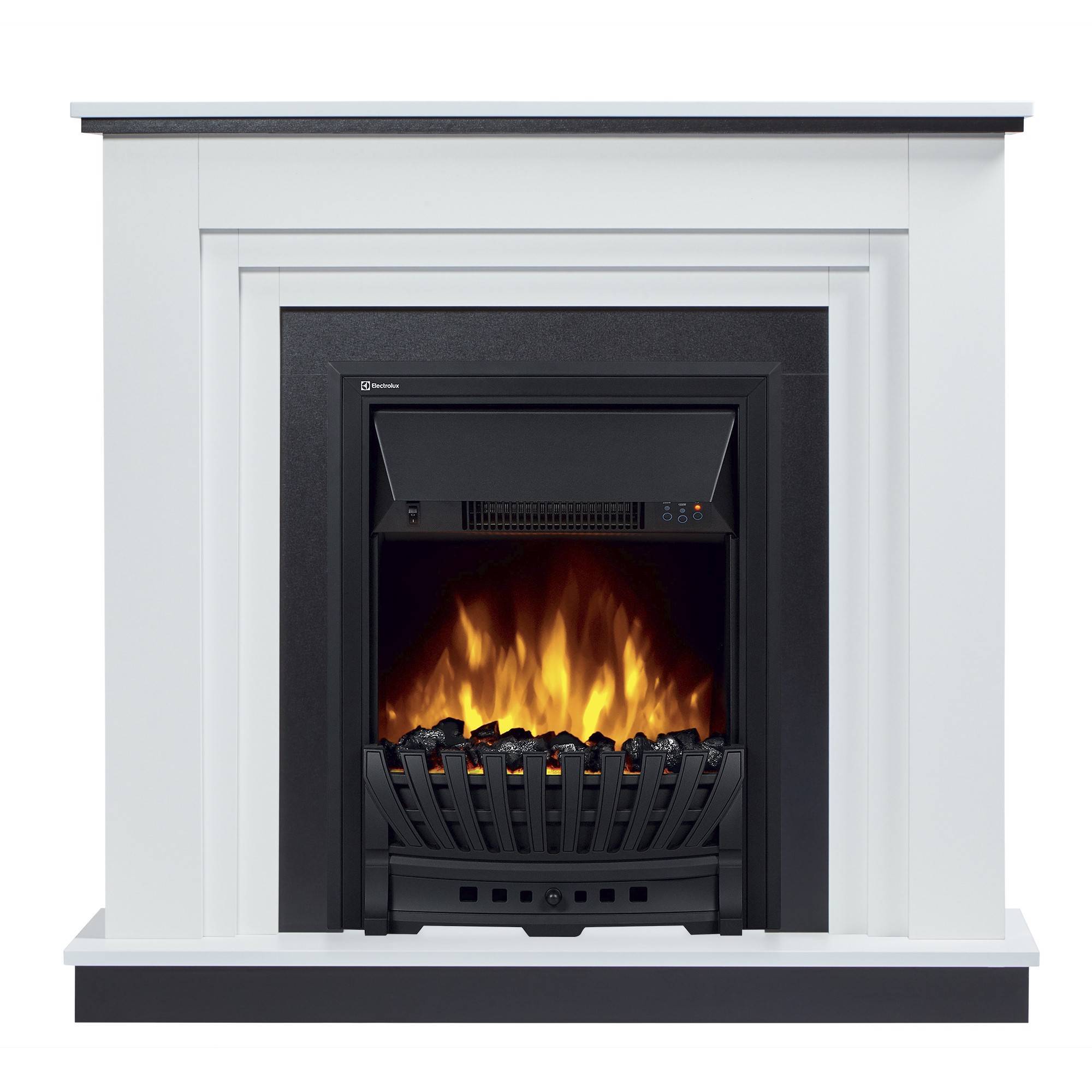 Каминокомплект Firelight Grado Classic с очагом Electrolux EFP/P-1020LS белый/черный НС-1589804