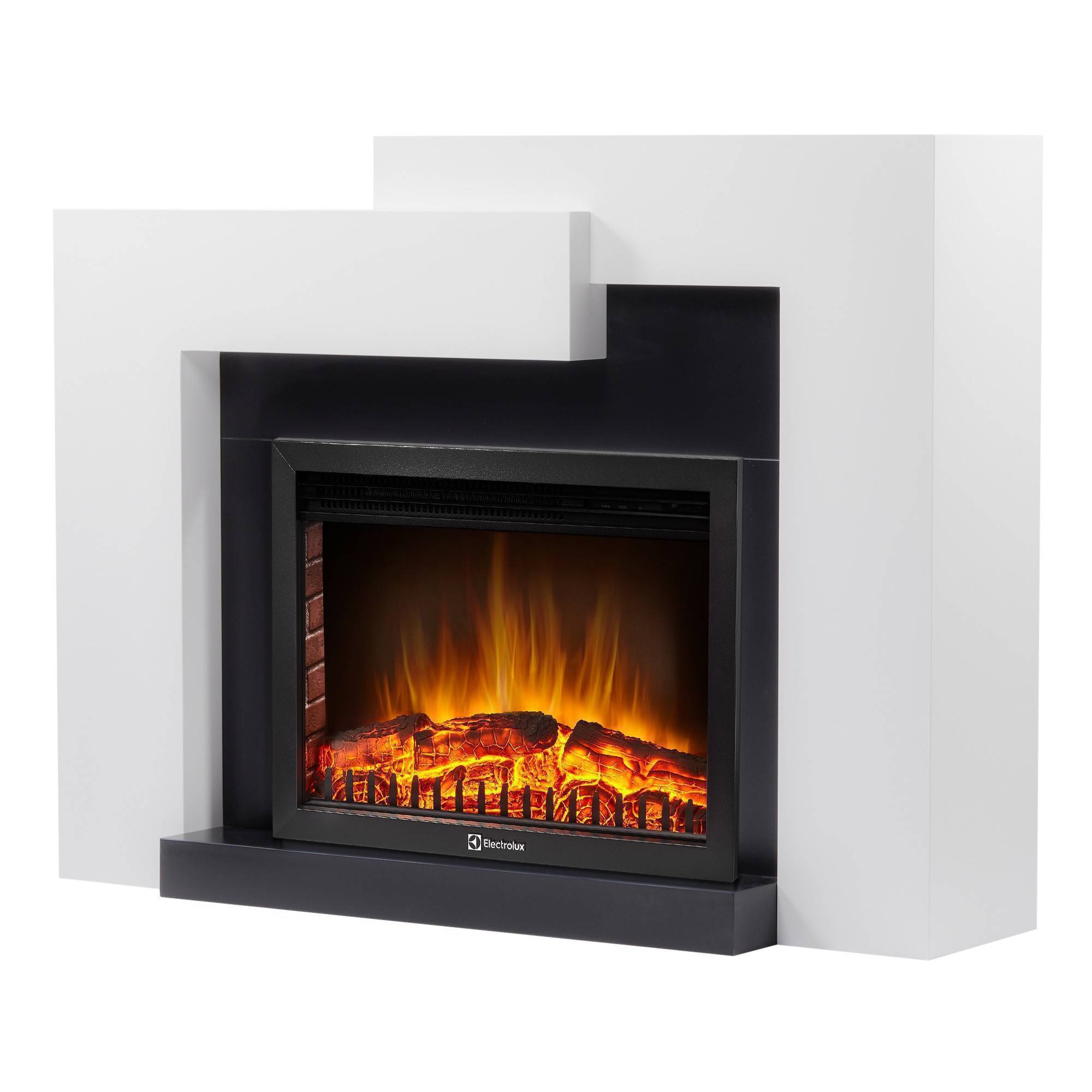 Портал для электрокамина Firelight Tetris 25 белый/серый НС-1521251