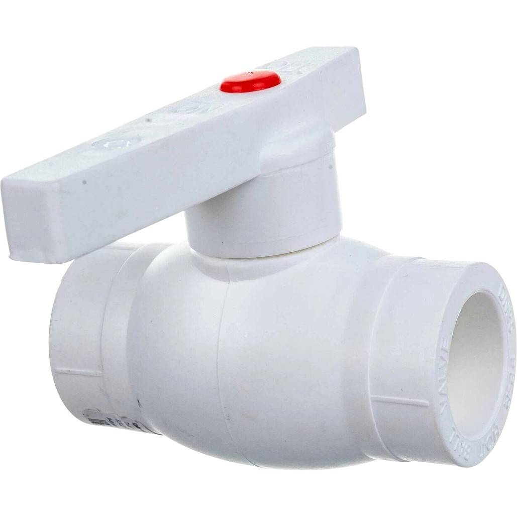 Кран шаровой PPR Lammin 63 мм белый НС-1641552