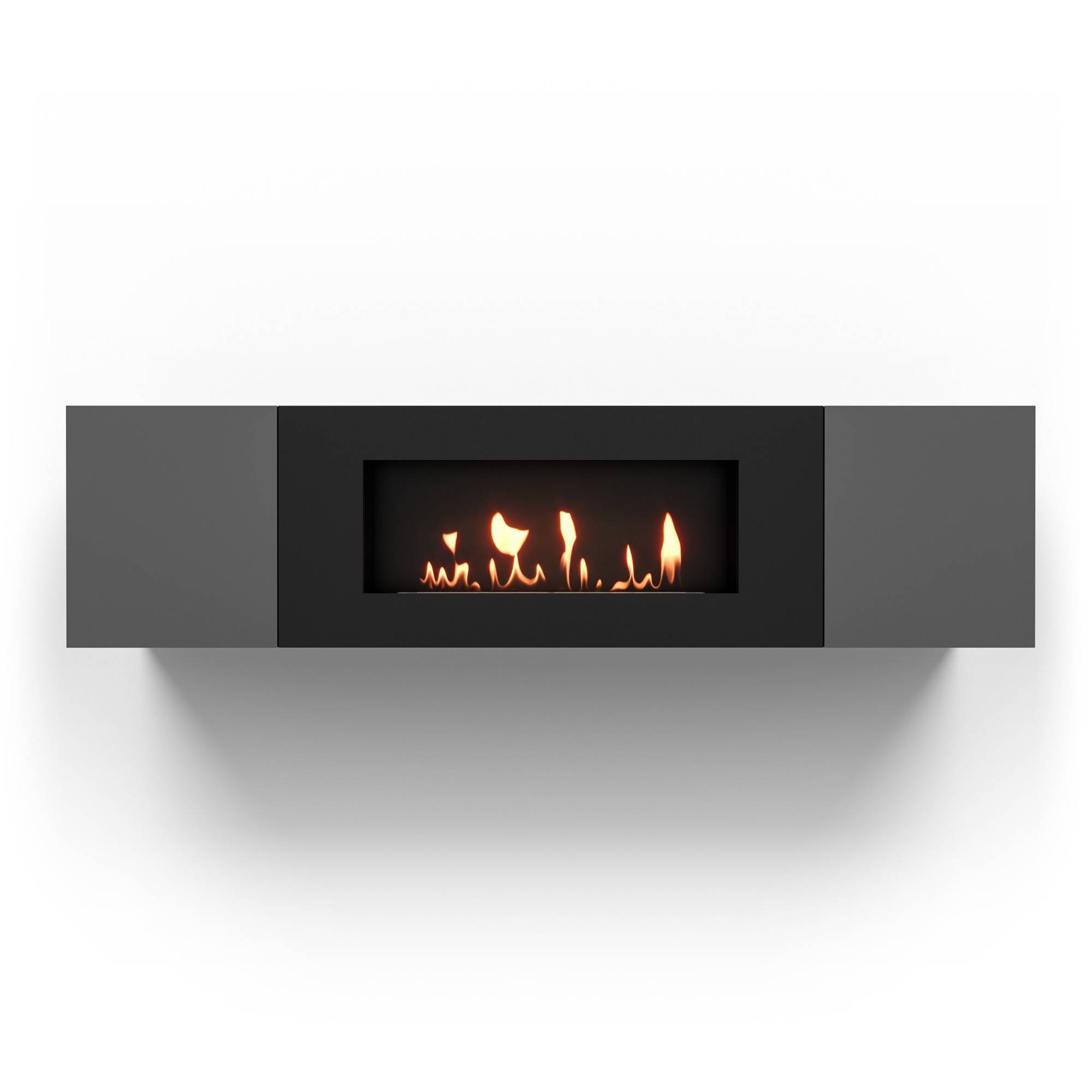 Тумба ТВ с биокамином Firelight BFP-P1600 графит НС-1646611