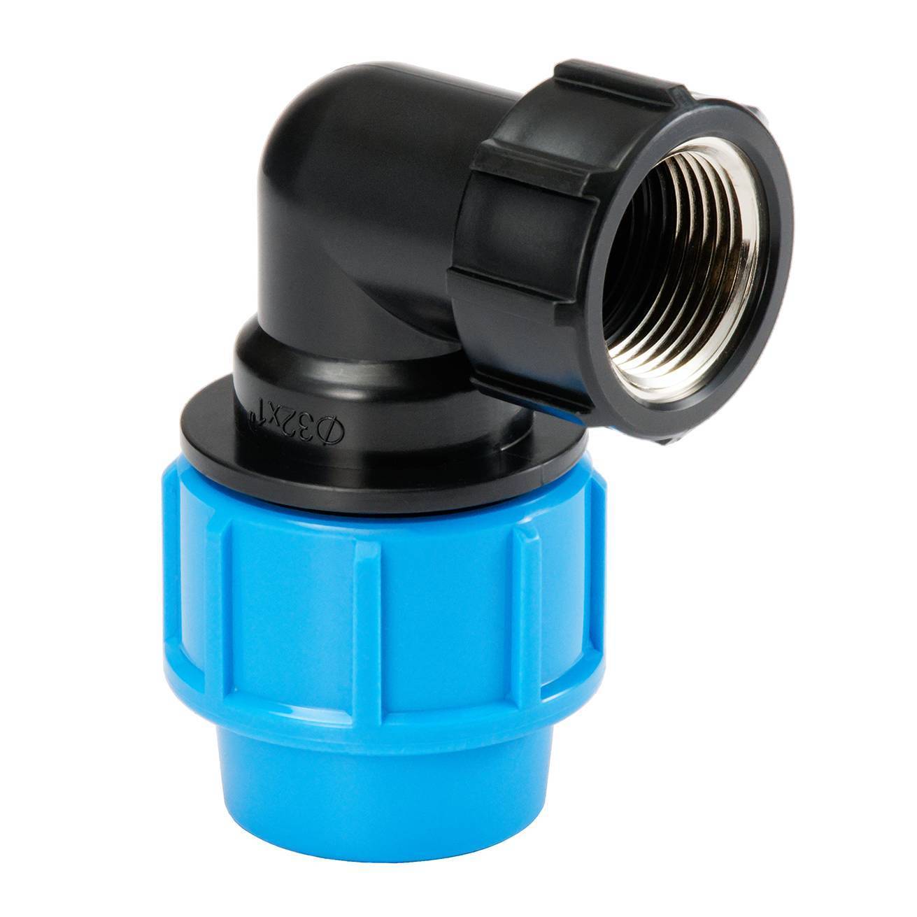 Отвод компрессионный ДЖИЛЕКС ПРО 32x1 ВР комбинированный 9011