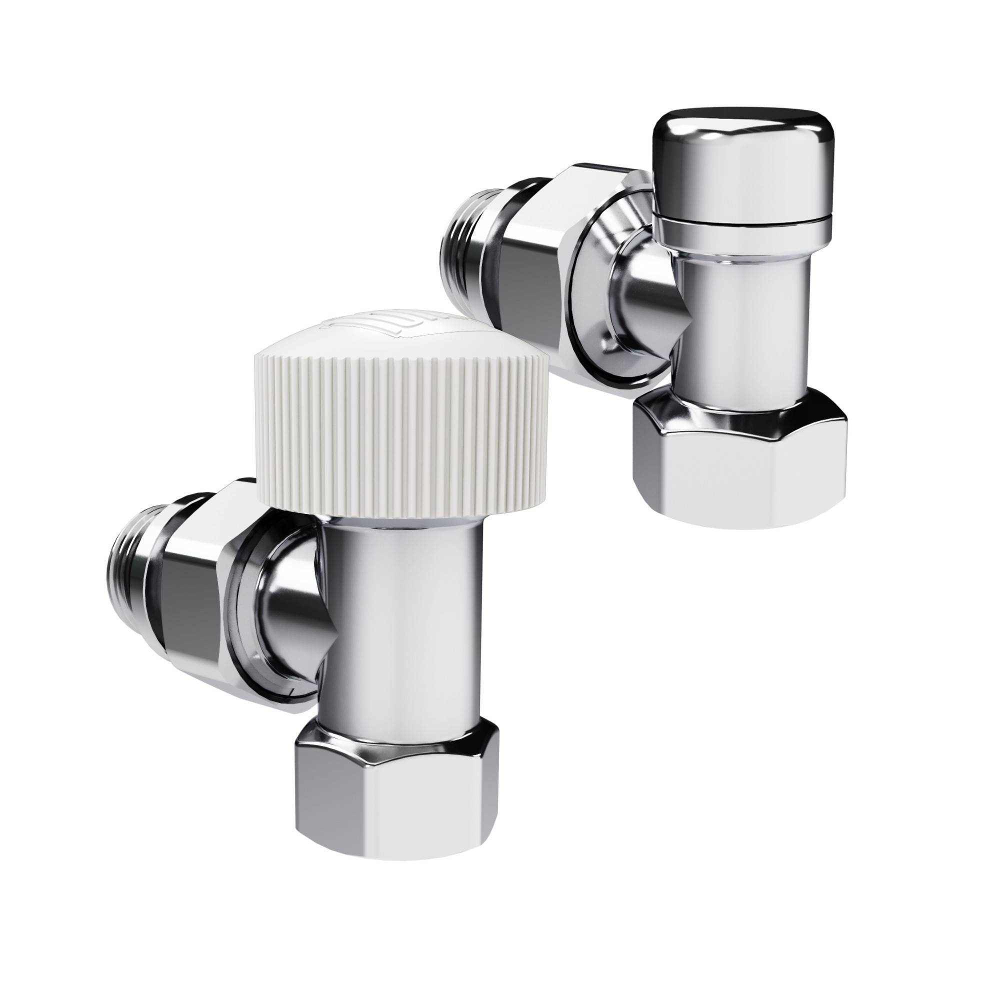 Набор термостатический угловой Royal Thermo Design 1/2 M30x1.5 хром НС-1640380