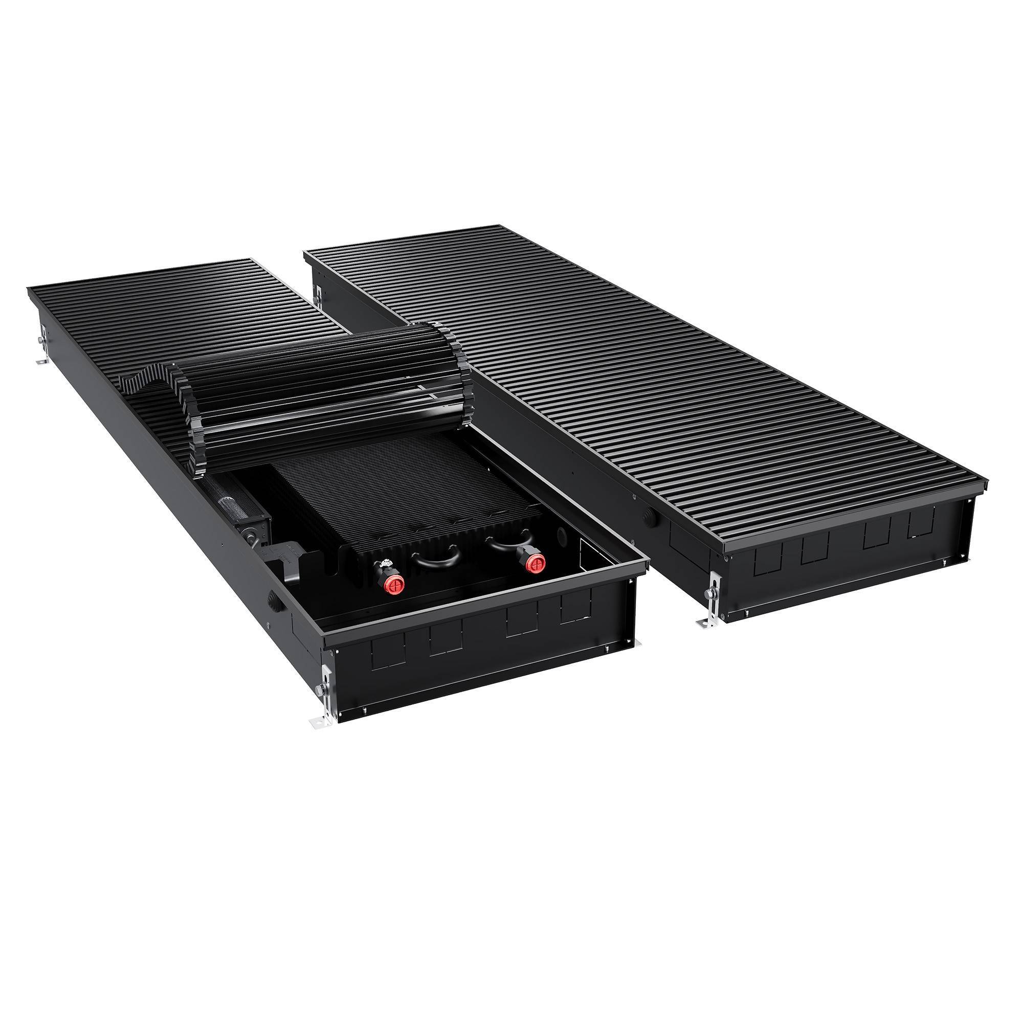 Конвектор внутрипольный Royal Thermo ATRIUM TURBO 110x400x2000 мм инверторный DG-U-BL НС-1666032