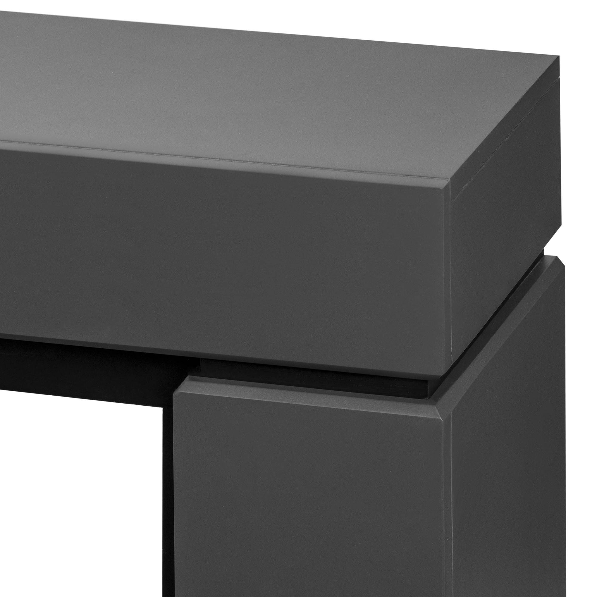 Портал для электрокамина Firelight Moderno 42/40/36 графит НС-1672692