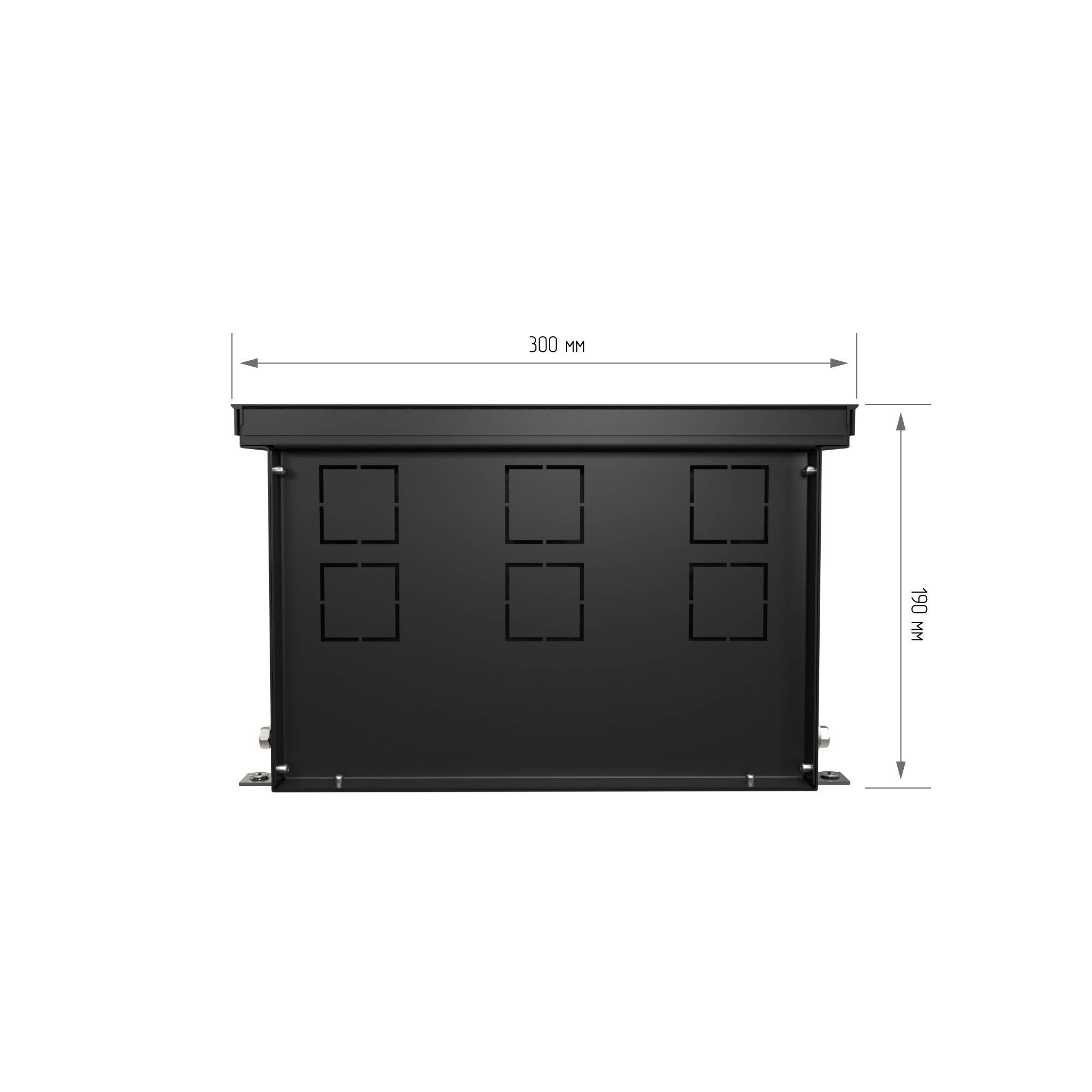 Конвектор внутрипольный Royal Thermo ATRIUM 190x300x2300 мм линейная решетка ATRIUM-190/300/2300-DG-U-AU