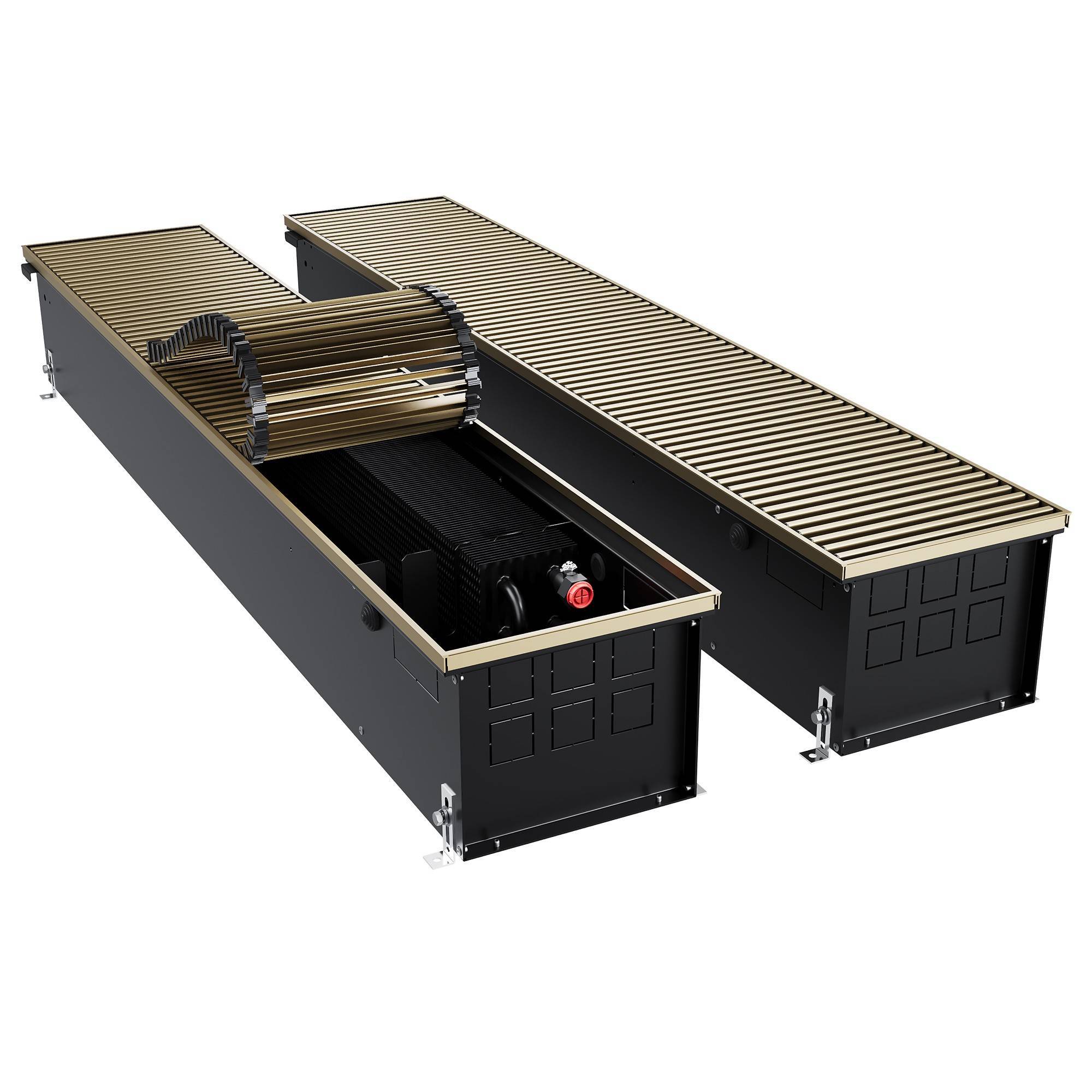 Конвектор внутрипольный Royal Thermo ATRIUM TURBO 190x250x1600 мм инверторный DG-U-AU НС-1665388