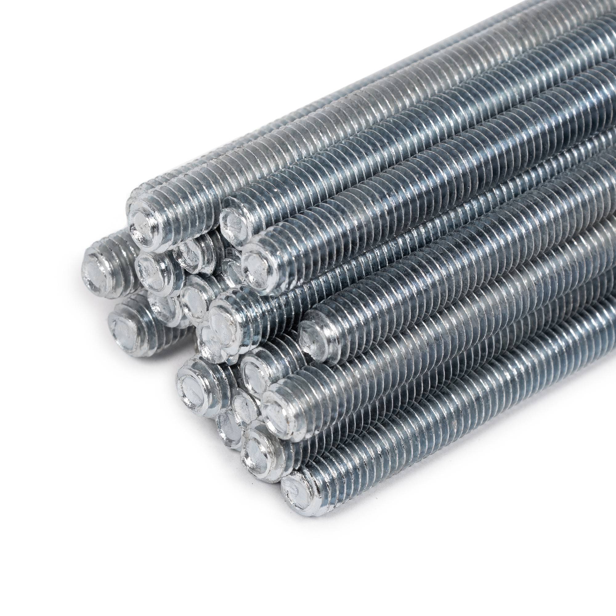 Шпилька резьбовая SHUFT DIN 975 M8x2000 мм оцинкованная класс прочности 4.8 упаковка 25 шт 1680731