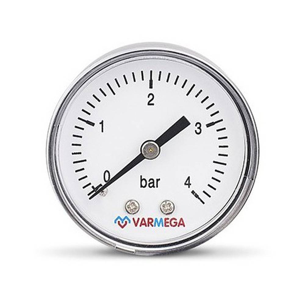 Манометр аксиальный Varmega 50 мм 4 бар 1/4 VMMT08-500402