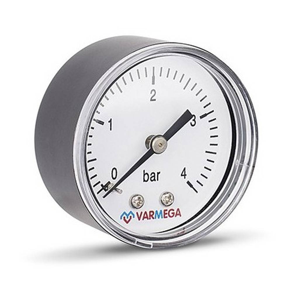 Манометр аксиальный Varmega 50 мм 4 бар 1/4 VMMT08-500402
