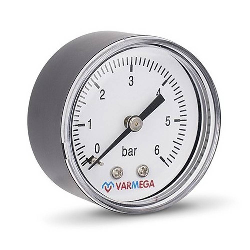 Манометр аксиальный Varmega 50 мм 6 бар 1/4 VMMT08-500602