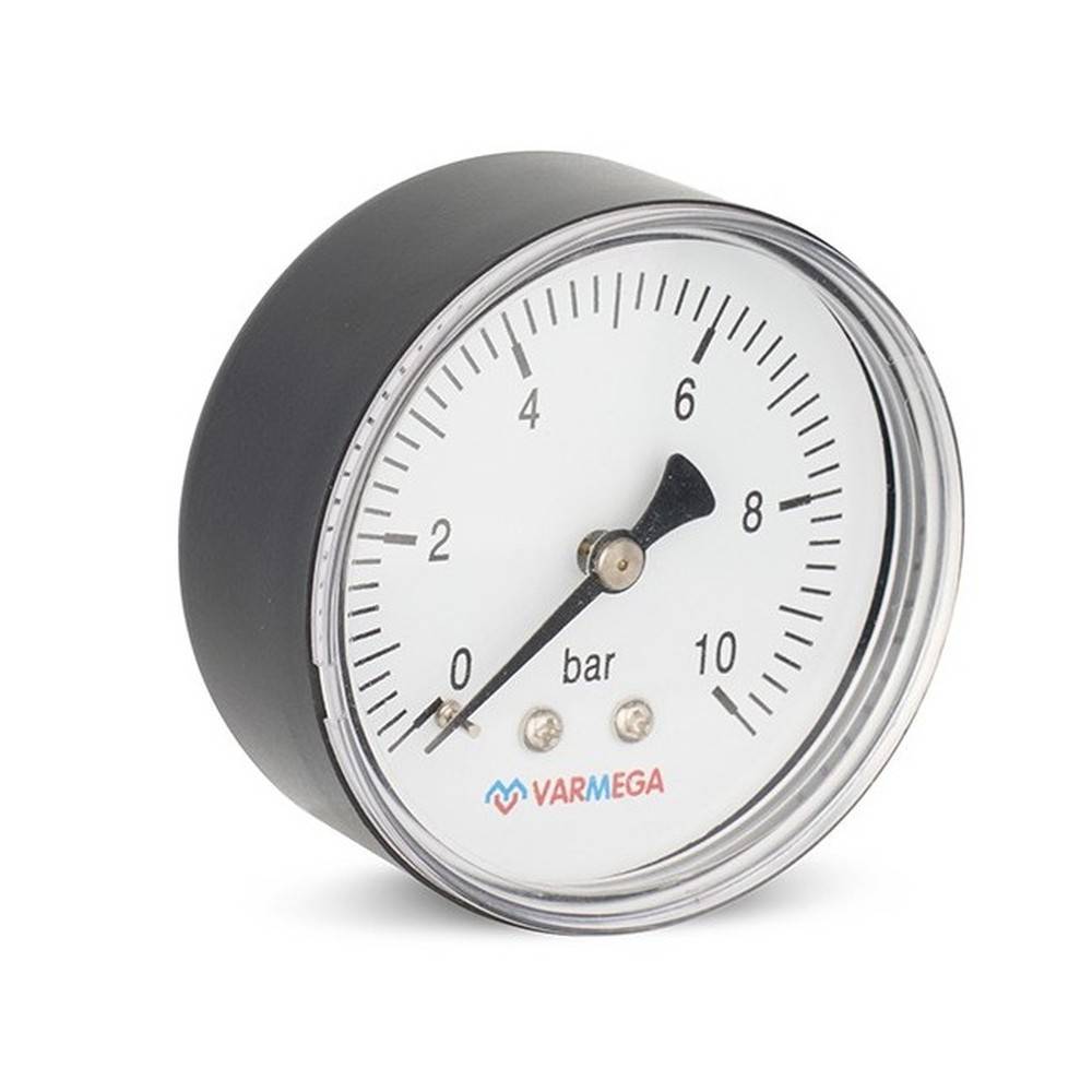 Манометр аксиальный Varmega 63 мм 10 бар 1/4 VMMT08-631002