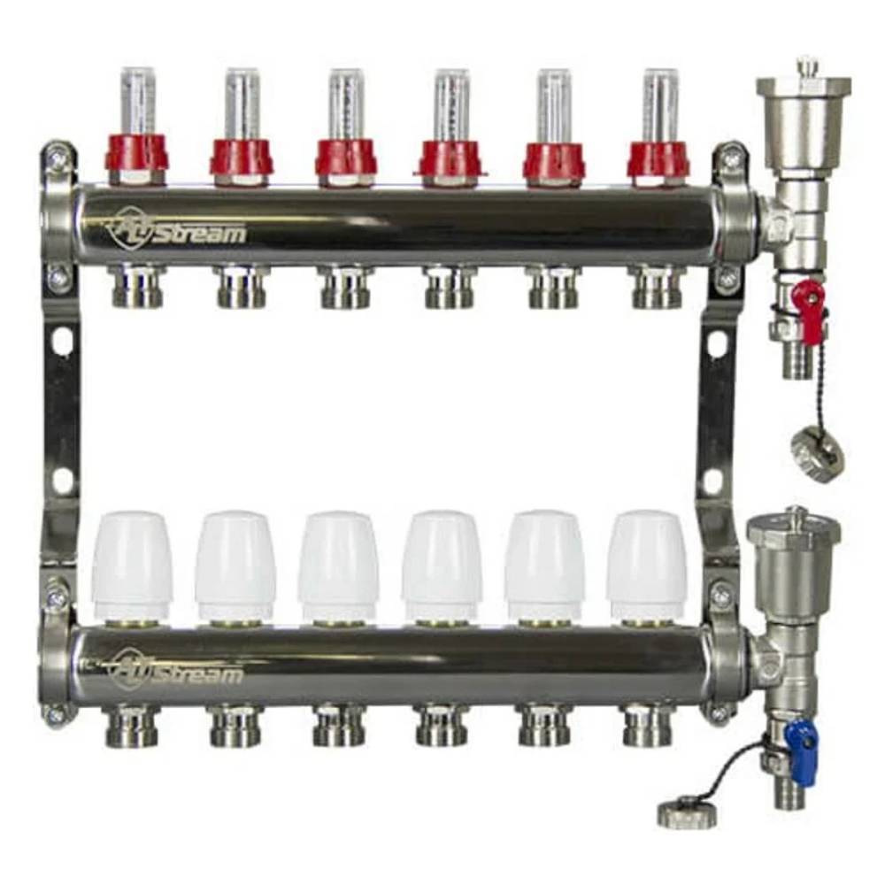 Группа коллекторная Altstream с расходомерами и воздухоотводчиком 1х11х3/4 1431717