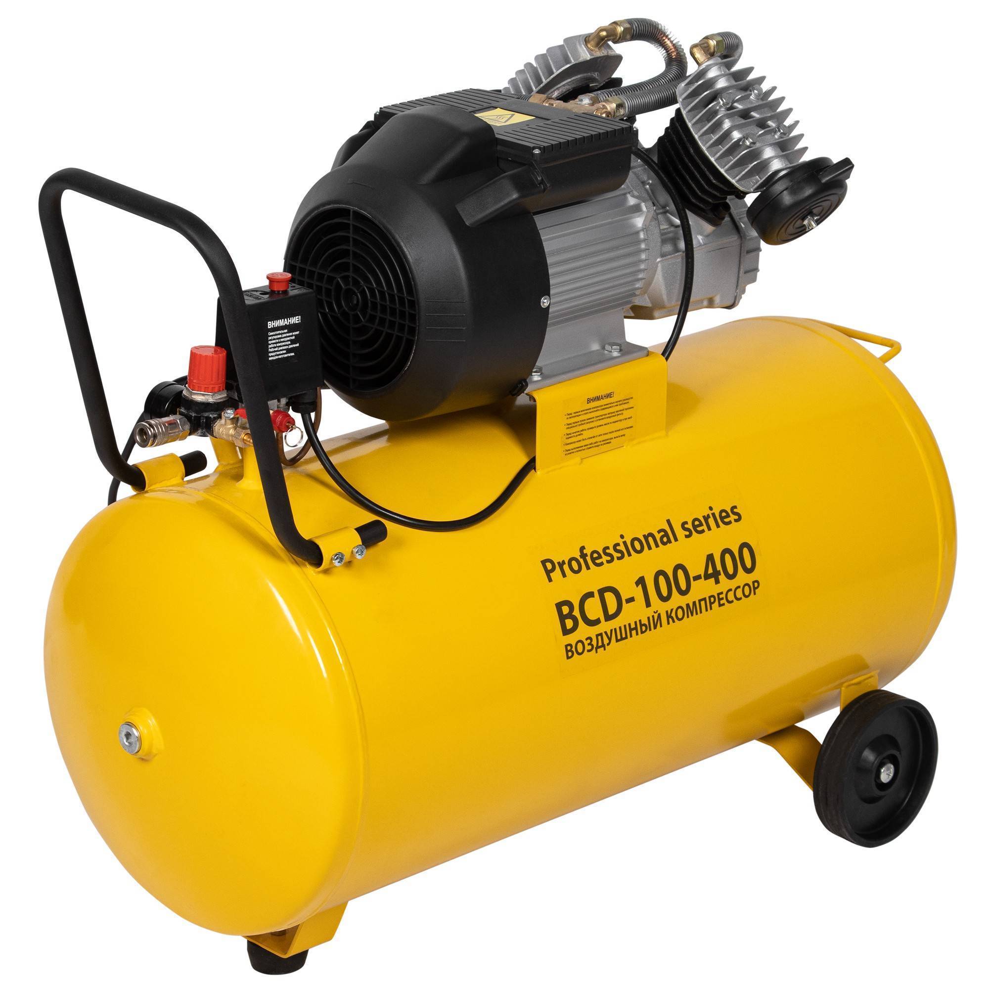 Компрессор поршневой масляный Ballu BCD-100-400 100 л 400 л/мин BCD-100-400