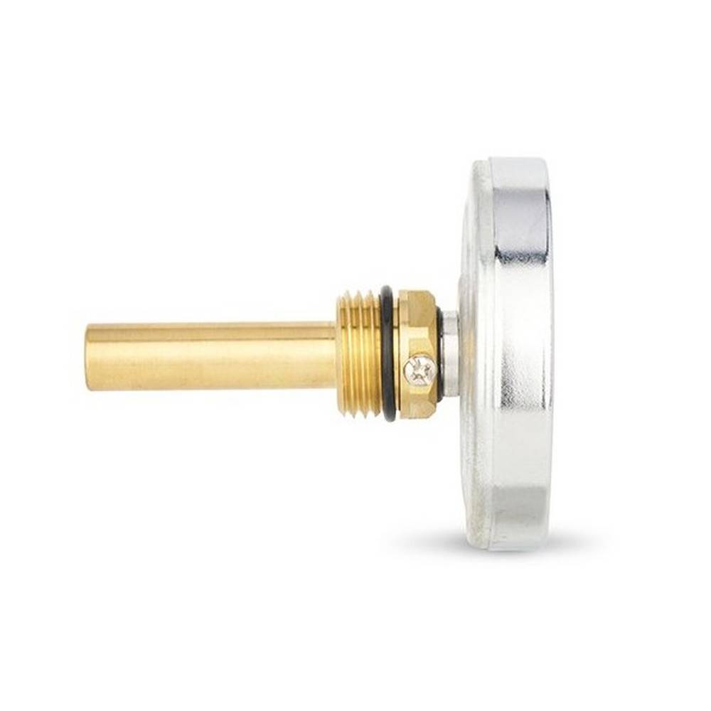 Термометр биметаллический VARMEGA 63 мм 0-120 °C радиальный 1/2 штуцер 50 мм VMMT03-635004