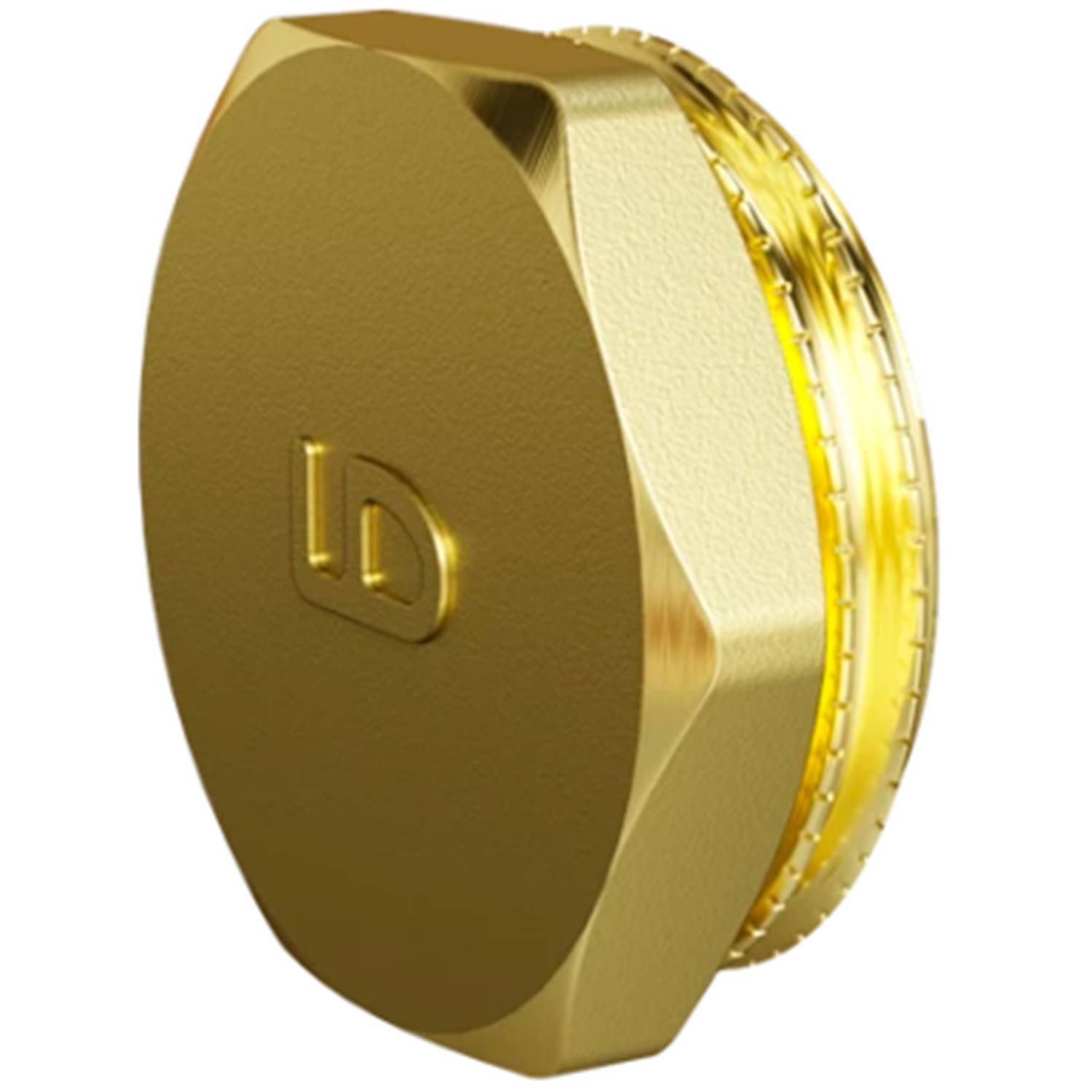 Заглушка для трубы LD Pride DN25 1 наружная резьба латунь 47.Н.25