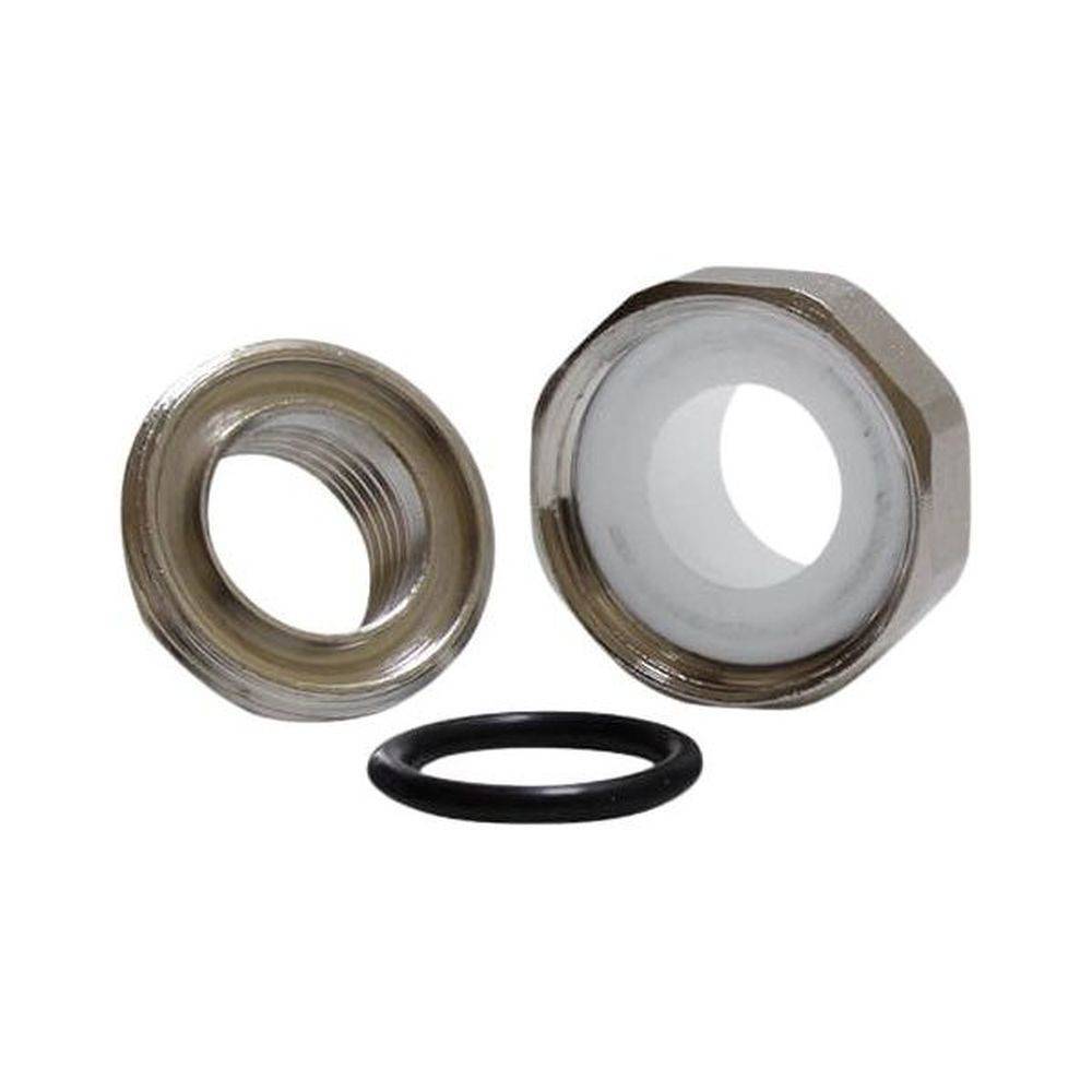 Муфта комбинированная разъемная TEBO PP-R 75х2 1/2 НР белая Американка 015020913